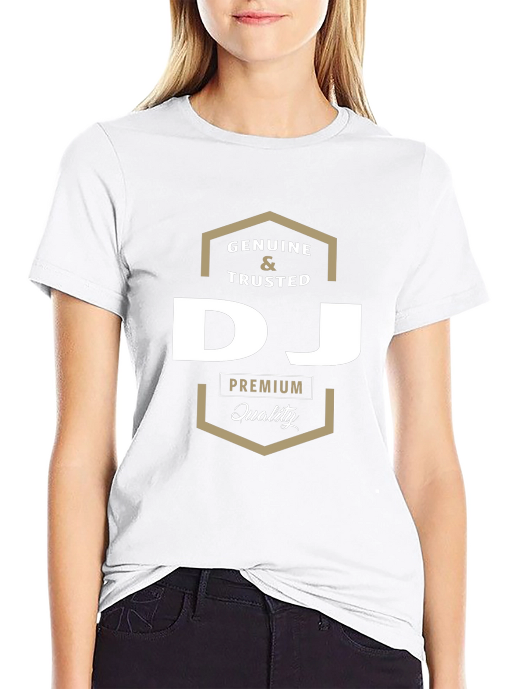 Genuine & Trusted DJ Premium Quality Black T-Shirt