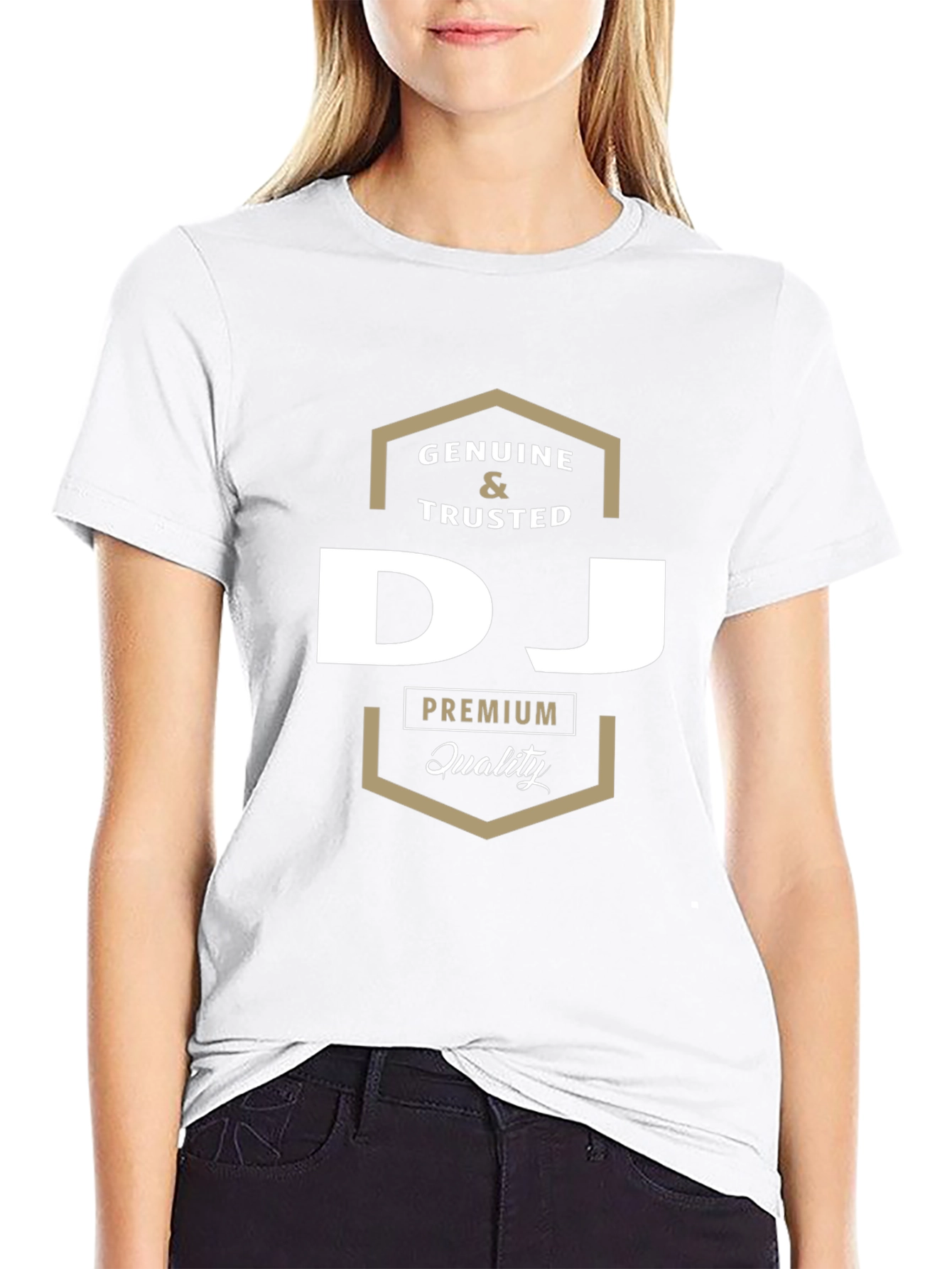 Genuine & Trusted DJ Premium Quality Black T-Shirt