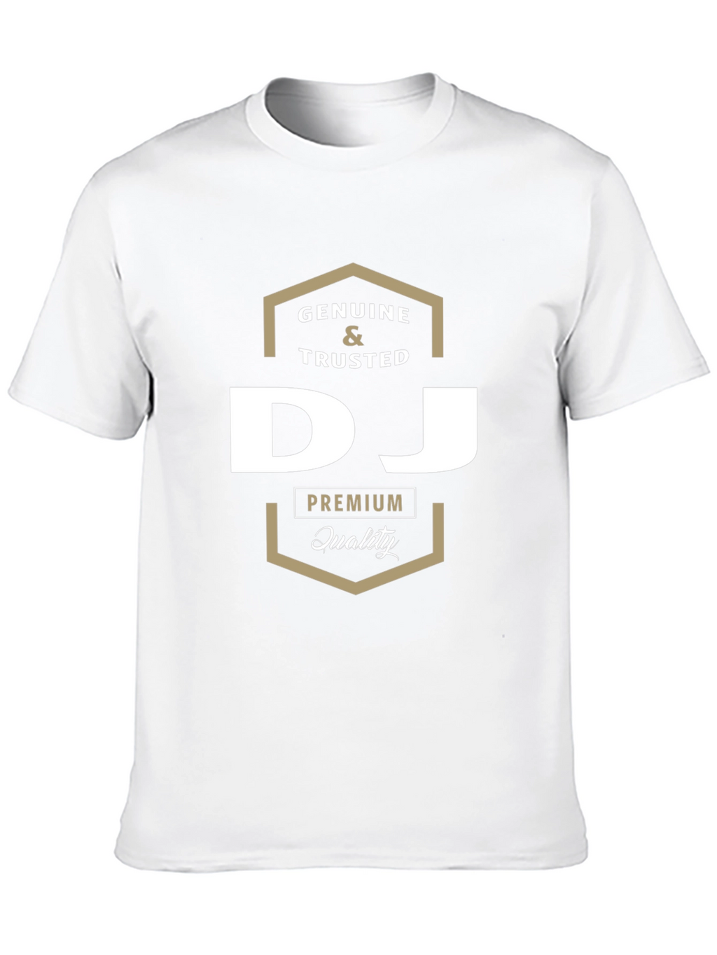 Genuine & Trusted DJ Premium Quality Black T-Shirt