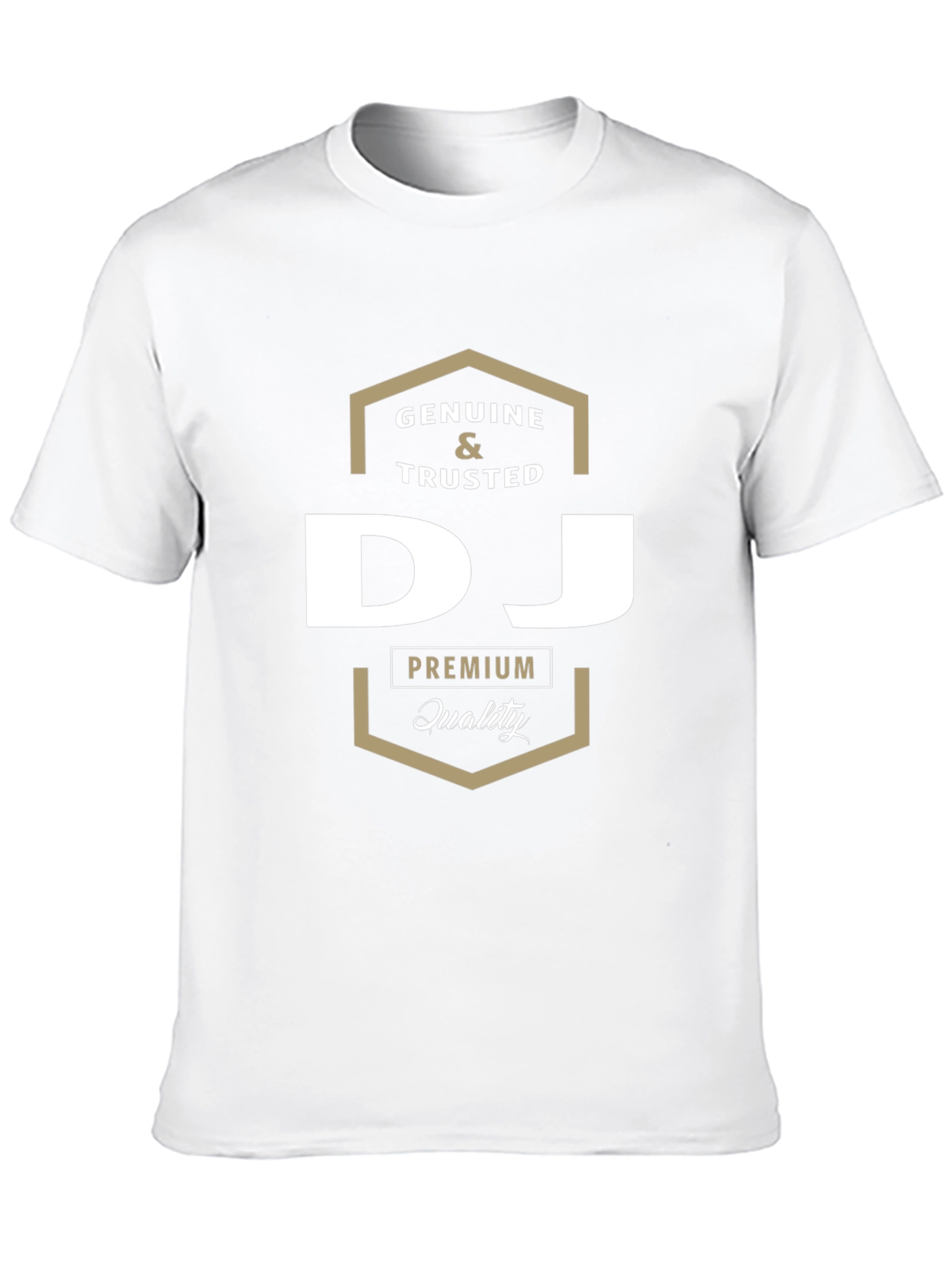 Genuine & Trusted DJ Premium Quality Black T-Shirt