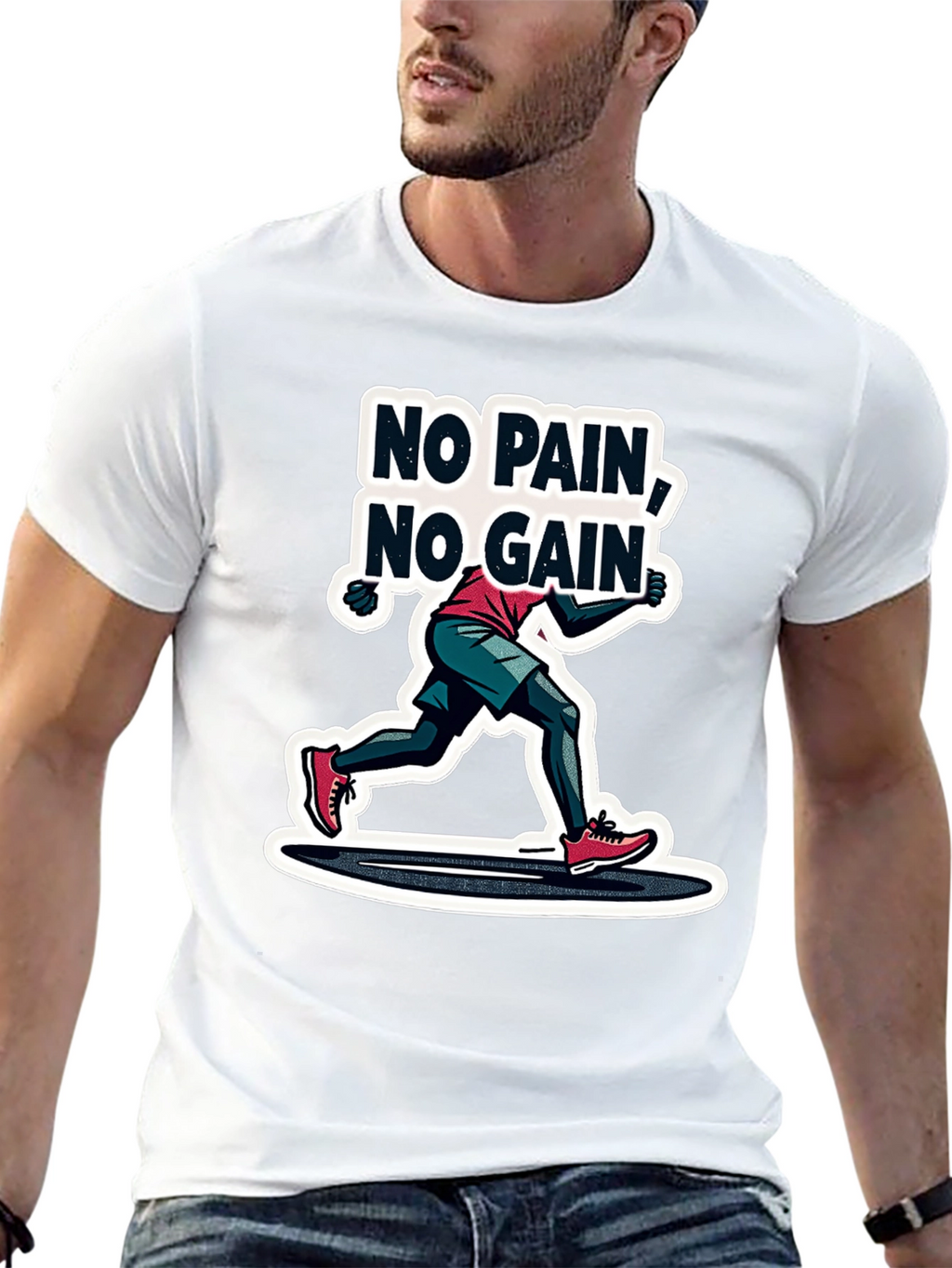 No Pain No Gain Graphic T-Shirt