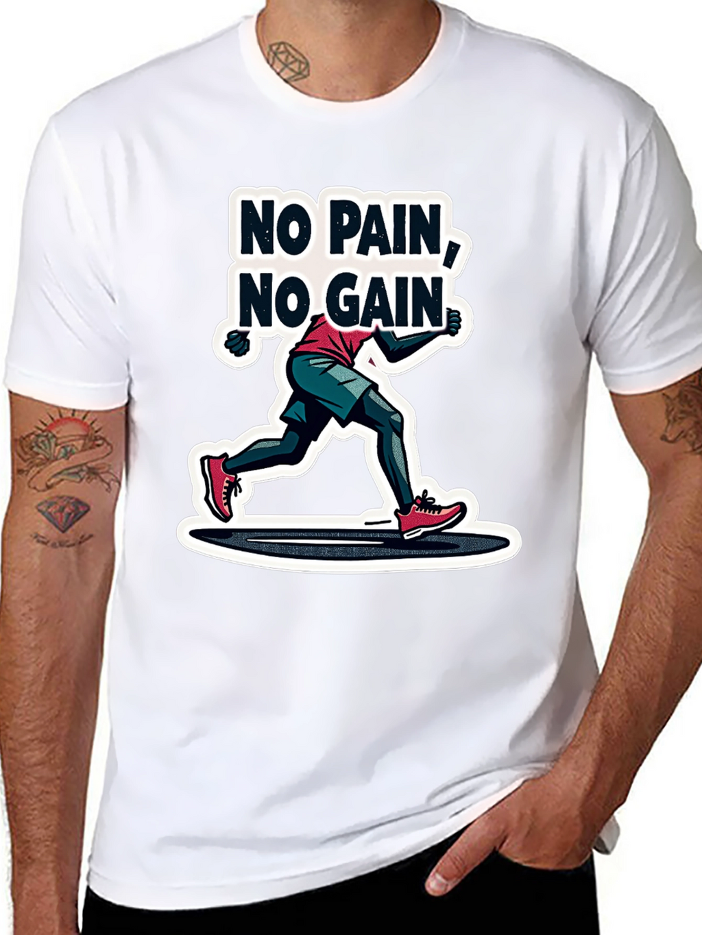 No Pain No Gain Graphic T-Shirt