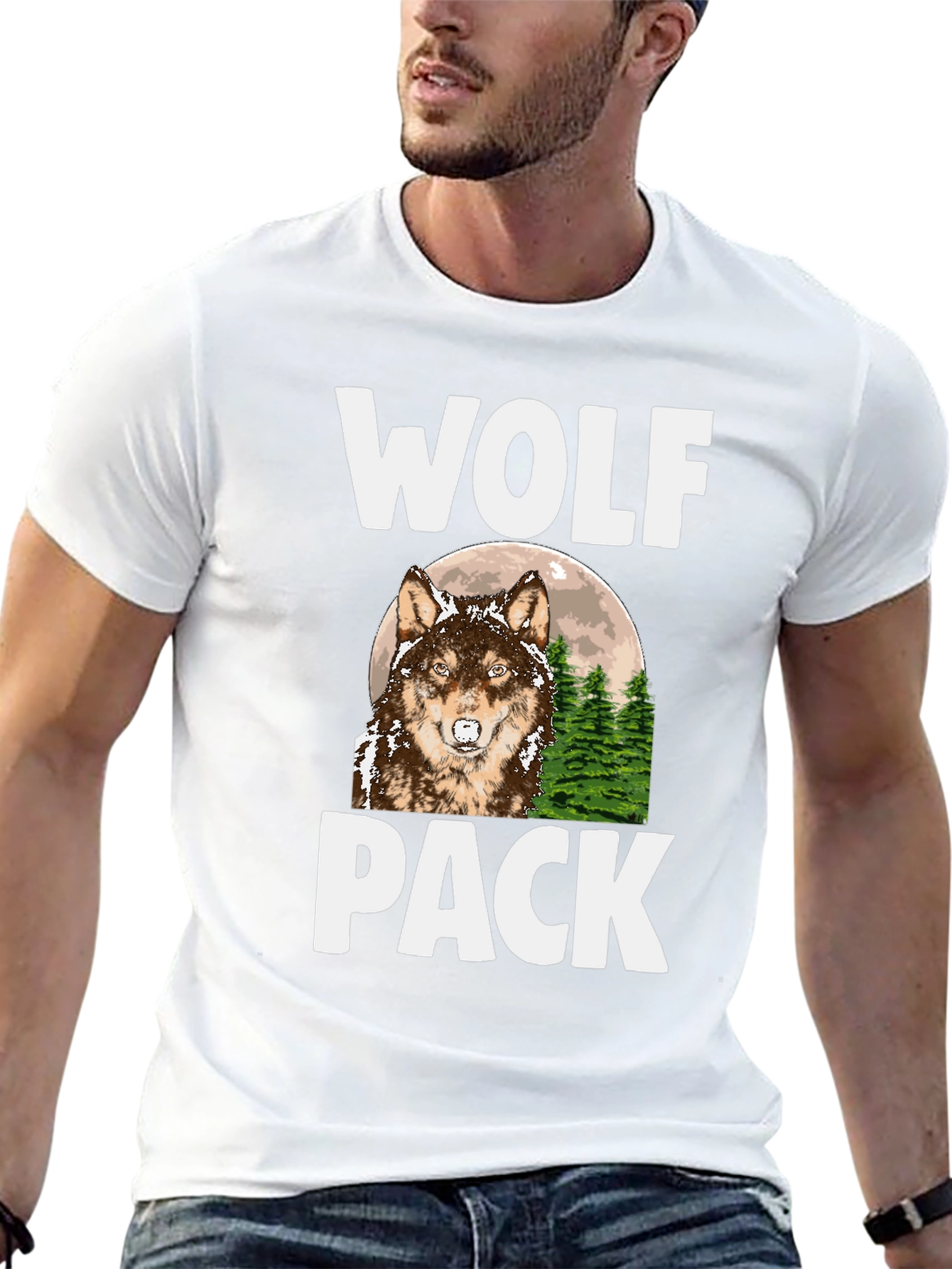 Wolf Pack T-Shirt - Nature Graphic Tee