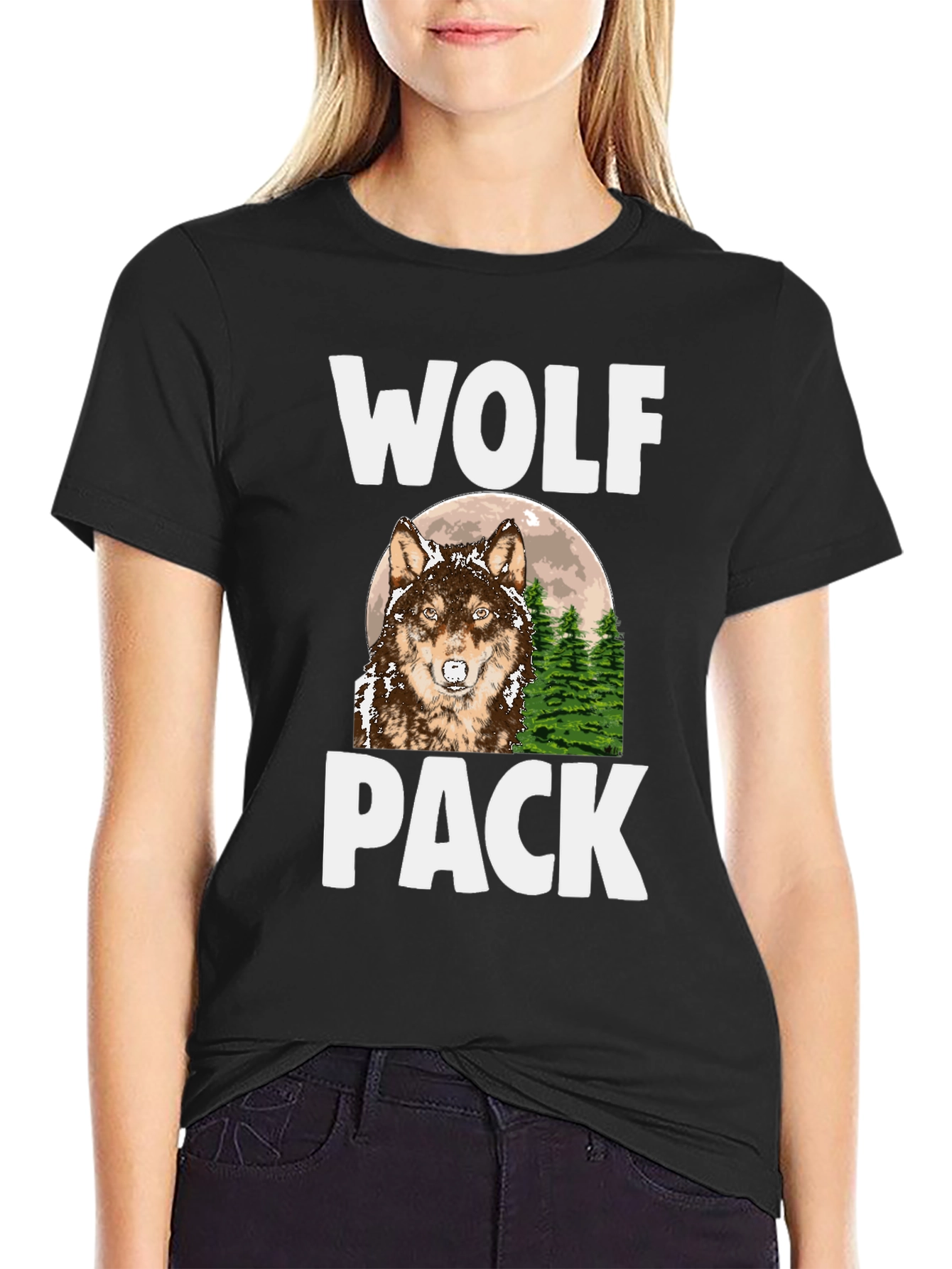 Wolf Pack T-Shirt - Nature Graphic Tee