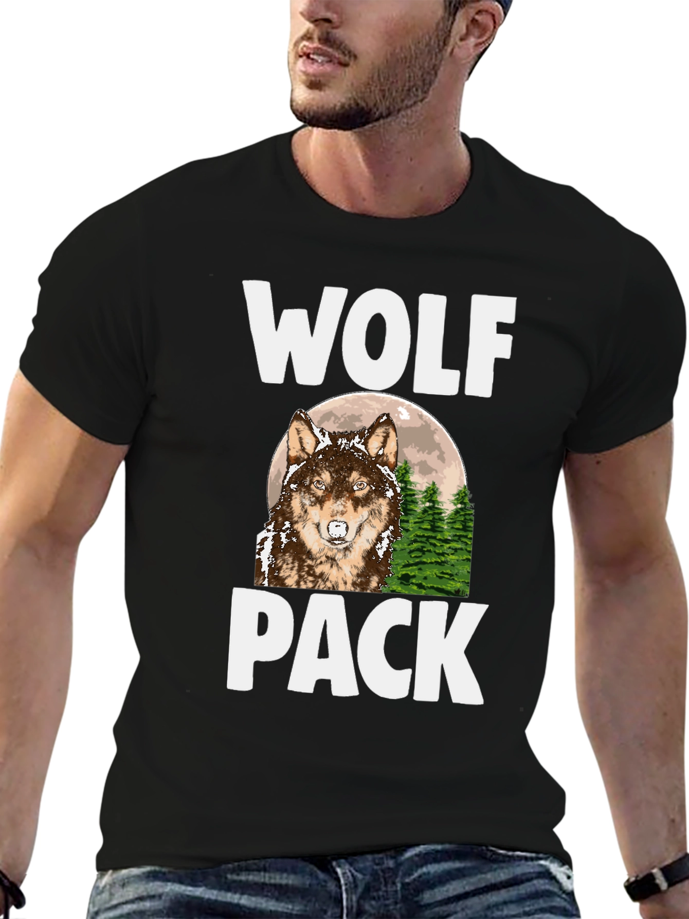 Wolf Pack T-Shirt - Nature Graphic Tee