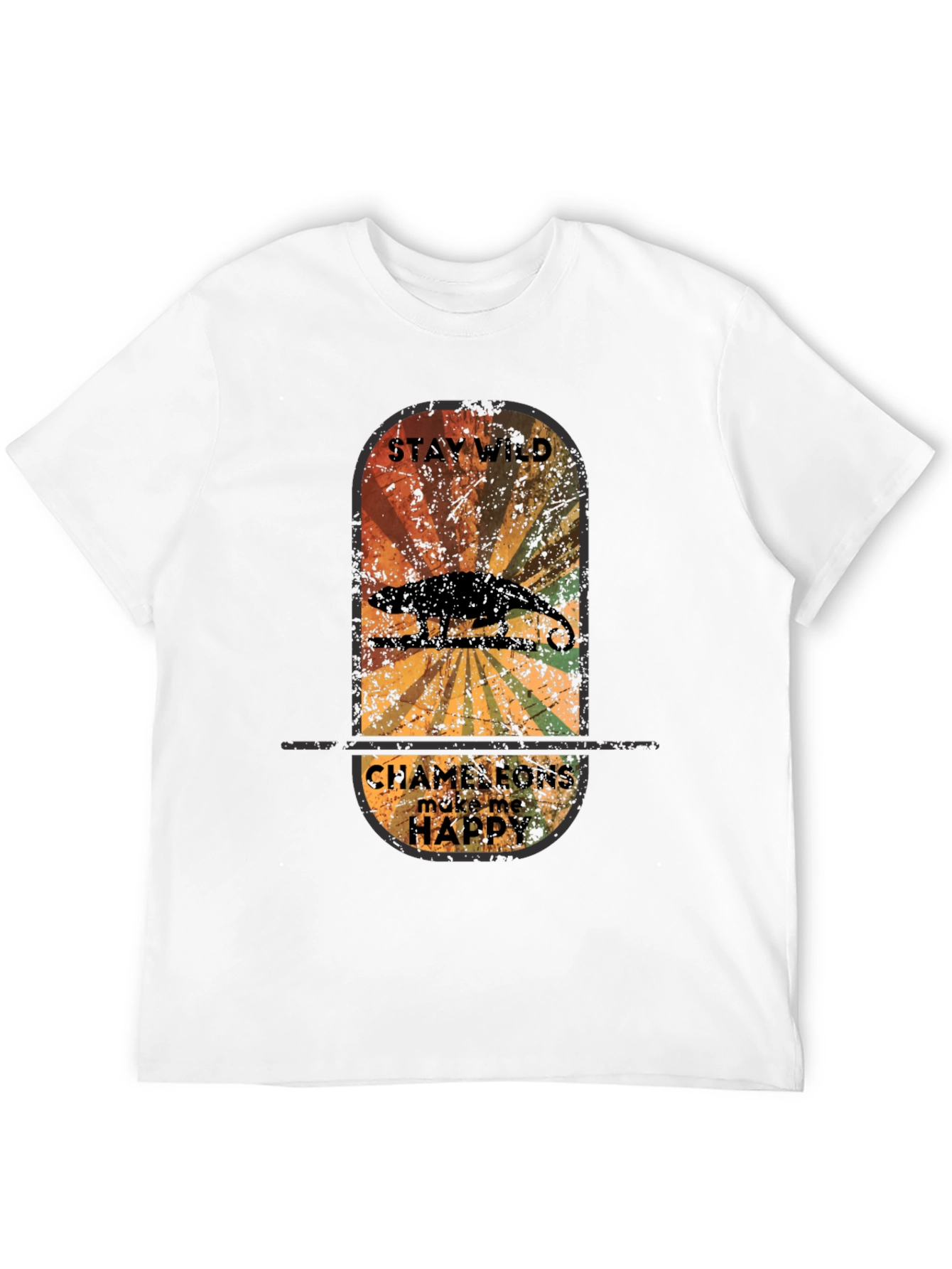 Stay Wild Chameleon Graphic Tee