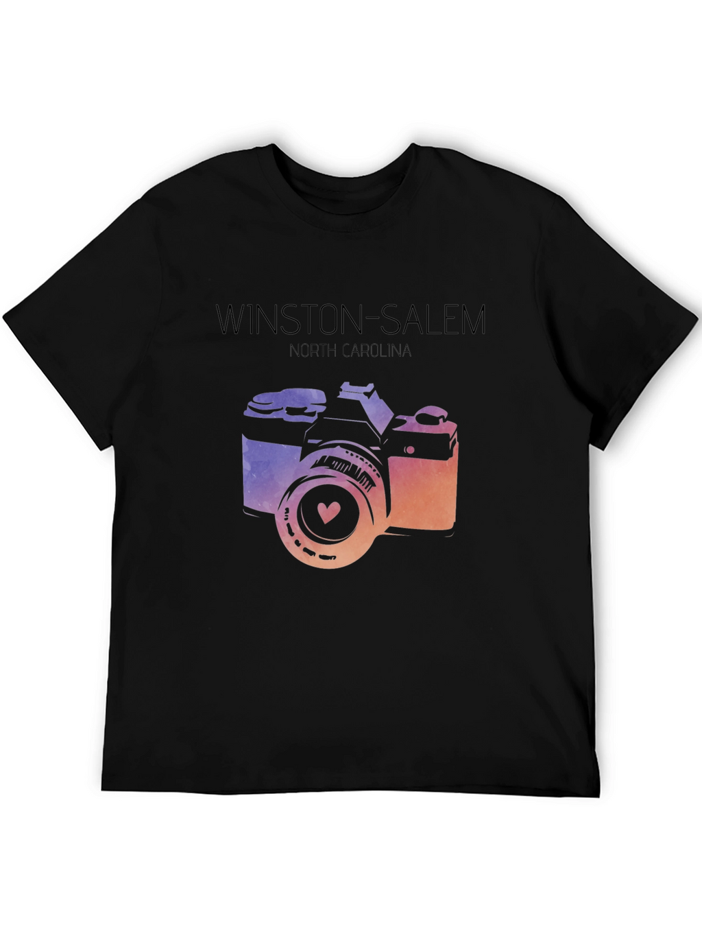 Winston-Salem NC Camera Graphic Tee
