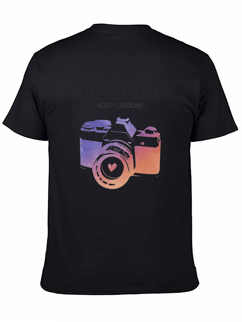 Winston-Salem NC Camera Graphic Tee