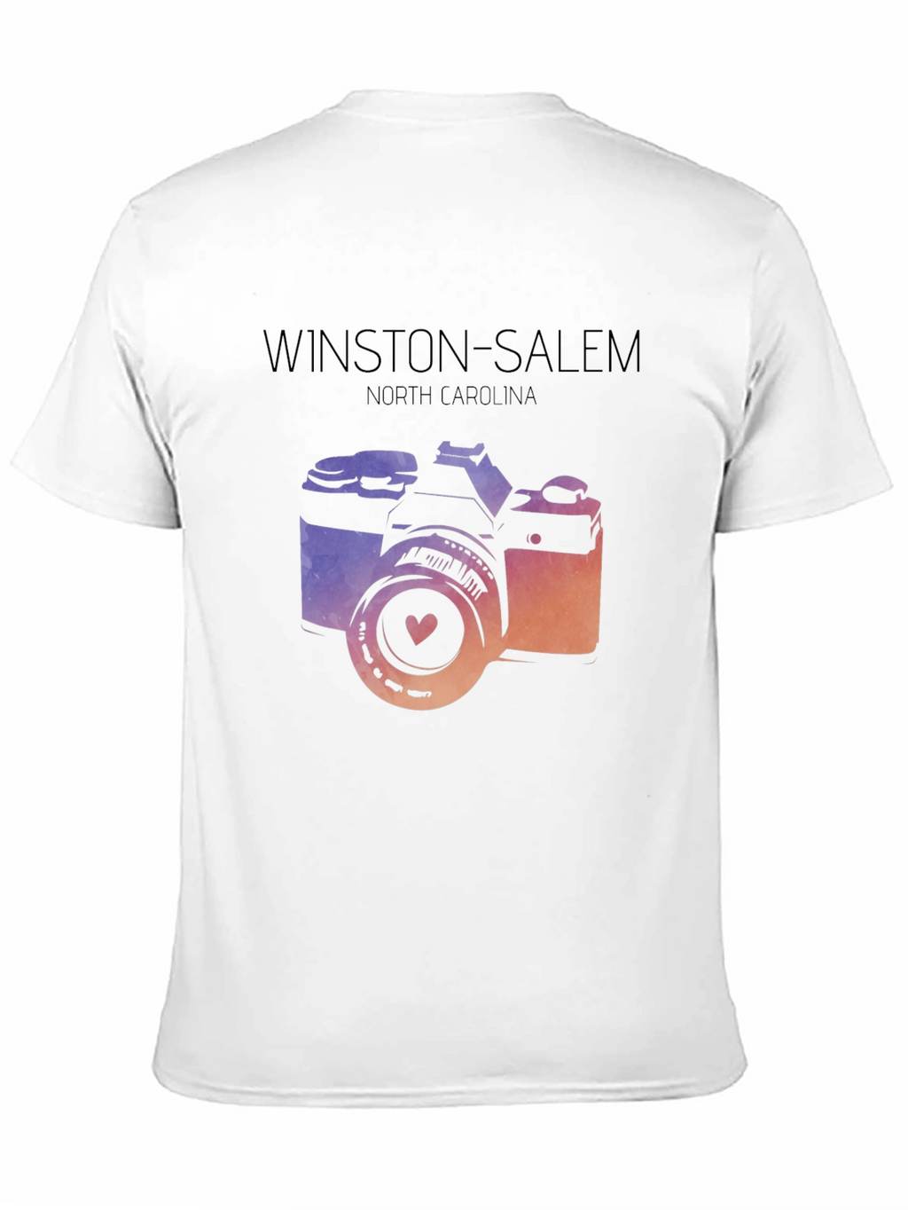 Winston-Salem NC Camera Graphic Tee