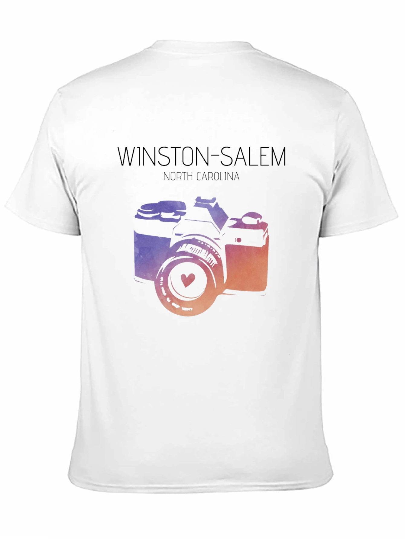 Winston-Salem NC Camera Graphic Tee