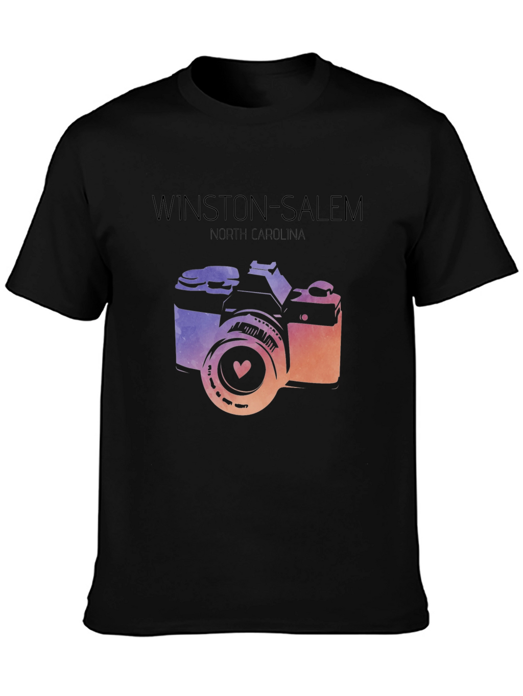 Winston-Salem NC Camera Graphic Tee