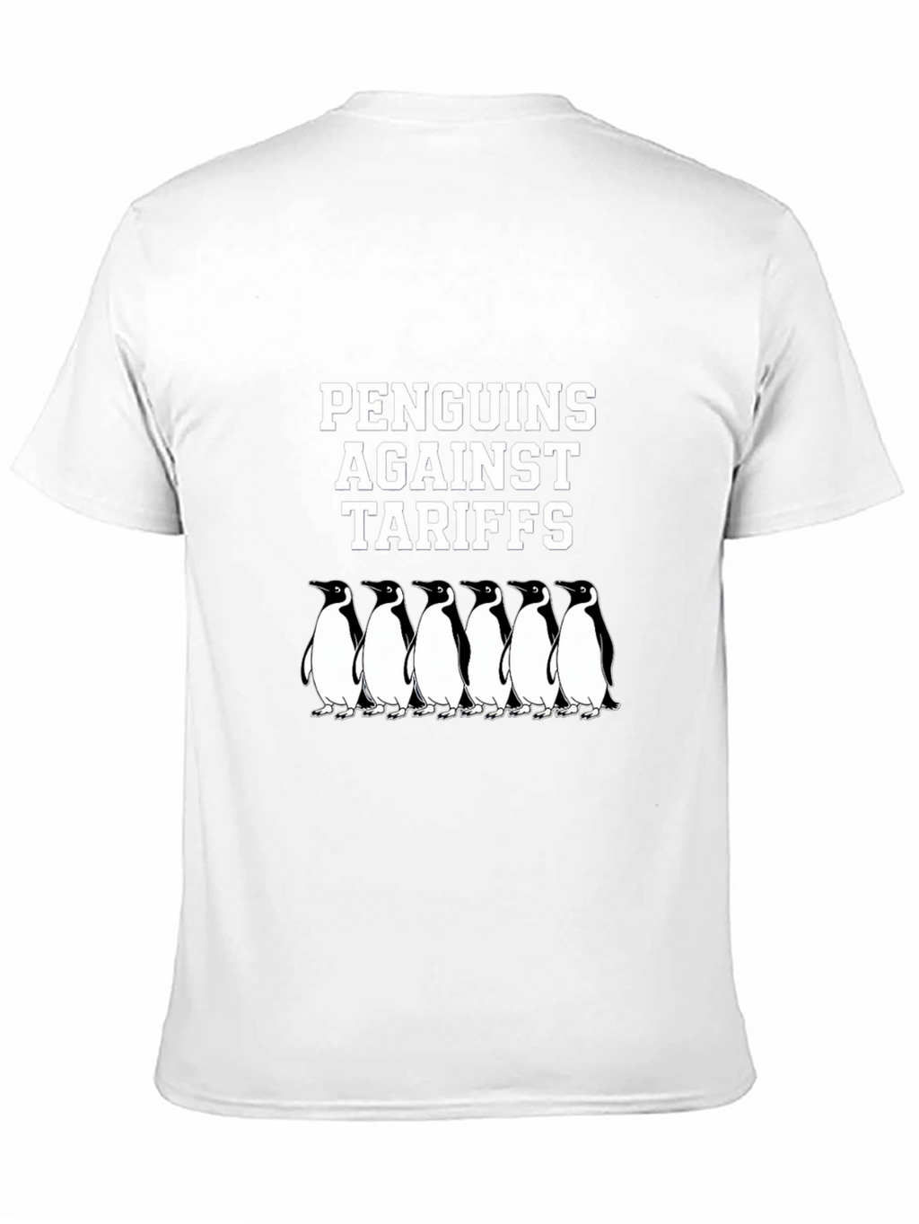 Penguins Against Tariffs Graphic T-Shirt