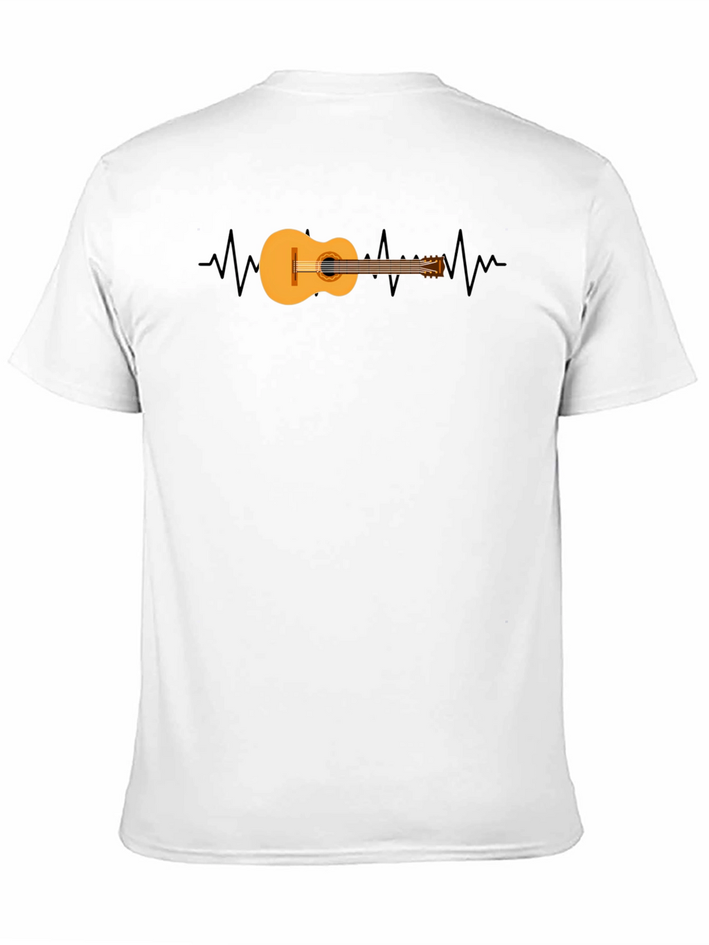Guitar Heartbeat Graphic T-Shirt