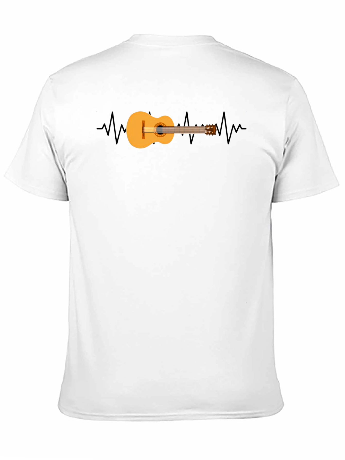 Guitar Heartbeat Graphic T-Shirt
