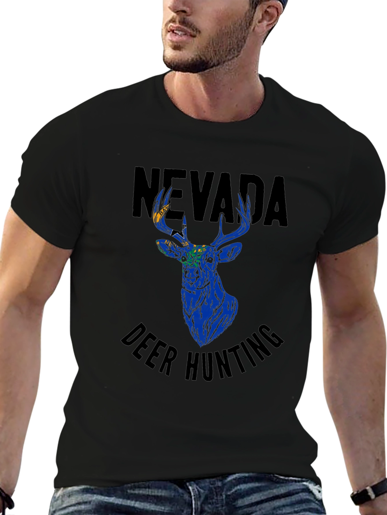 Nevada Deer Hunting Graphic Tee