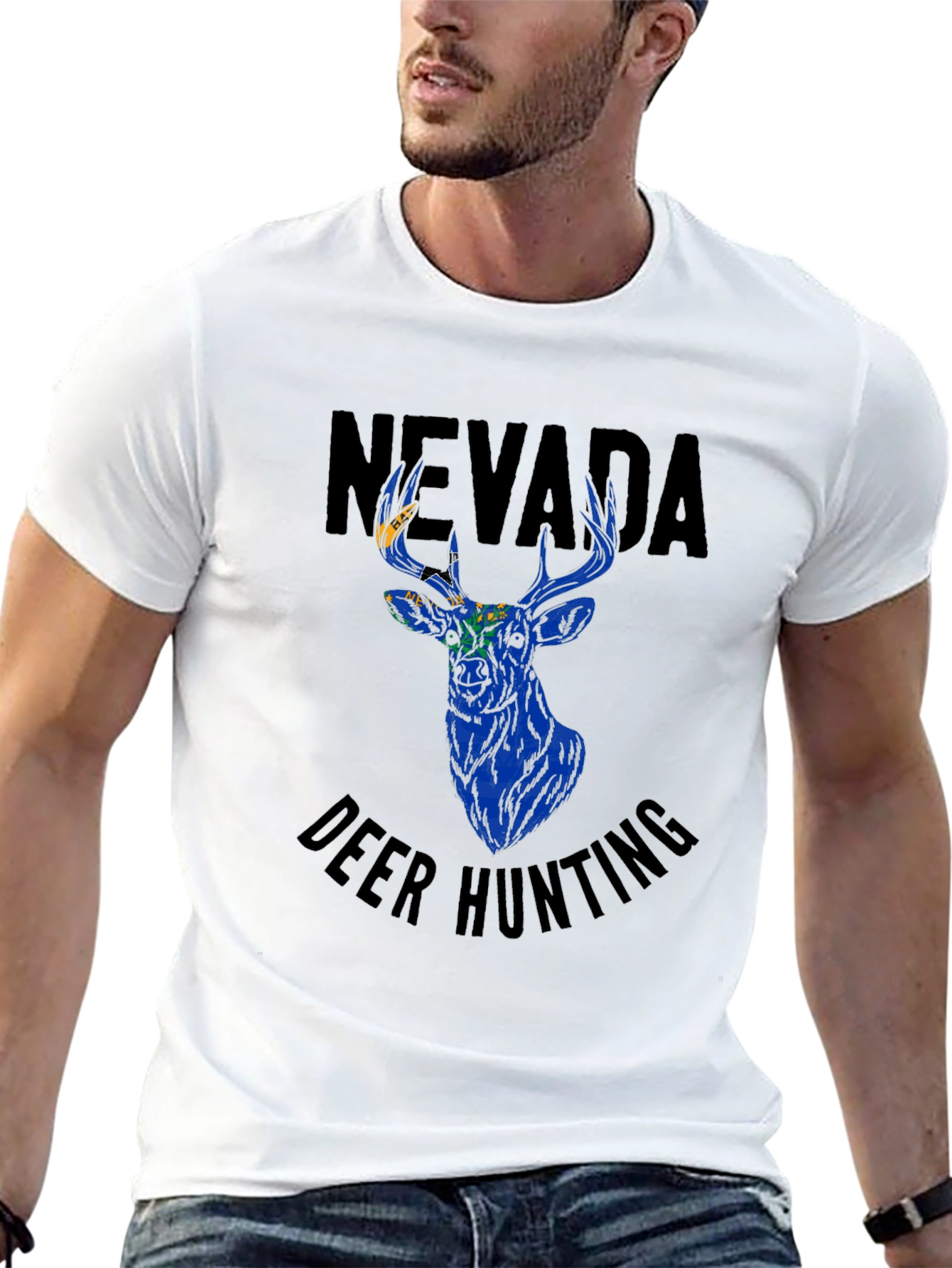 Nevada Deer Hunting Graphic Tee