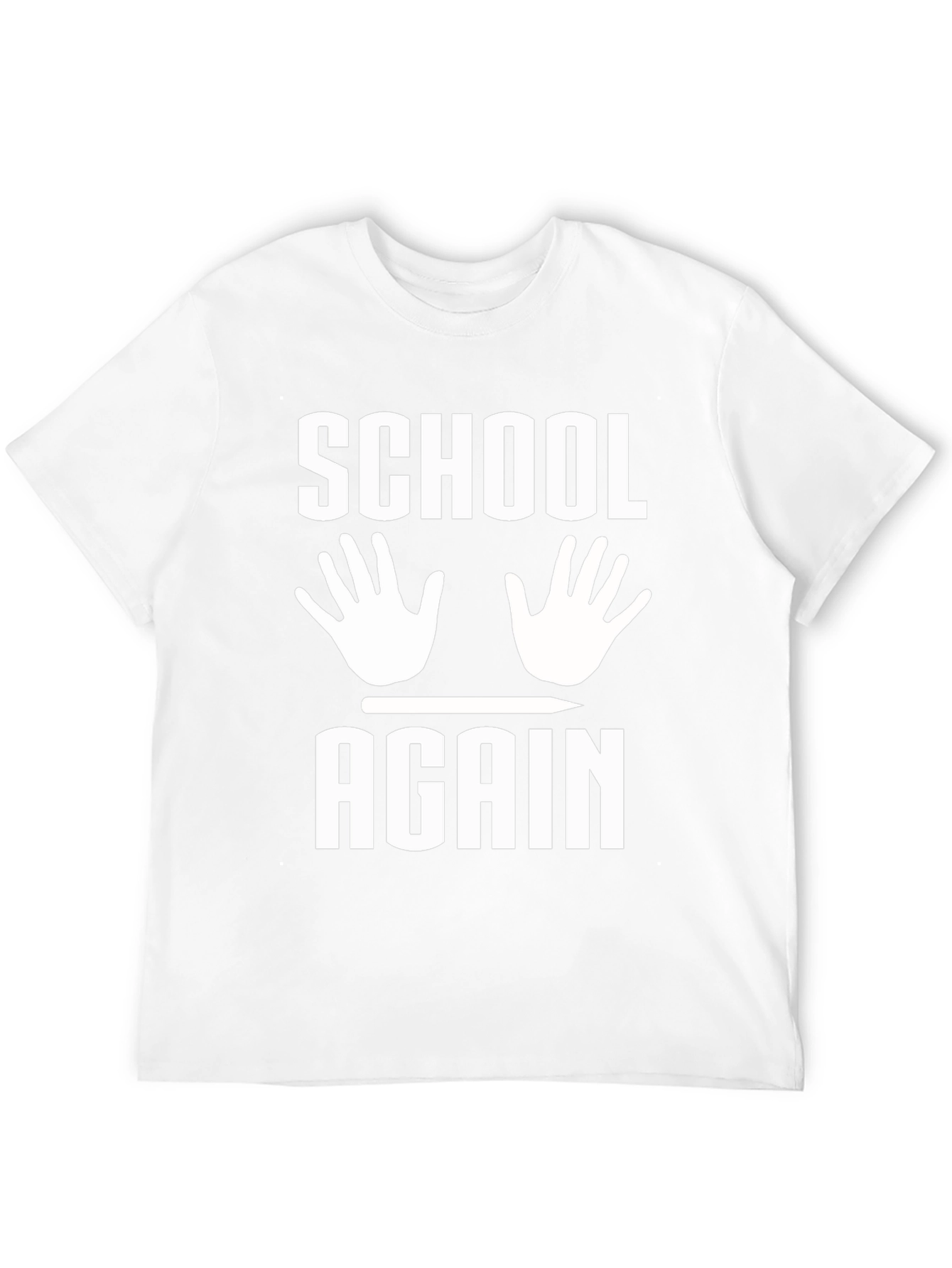 School Again T-Shirt Funny Back to School Tee