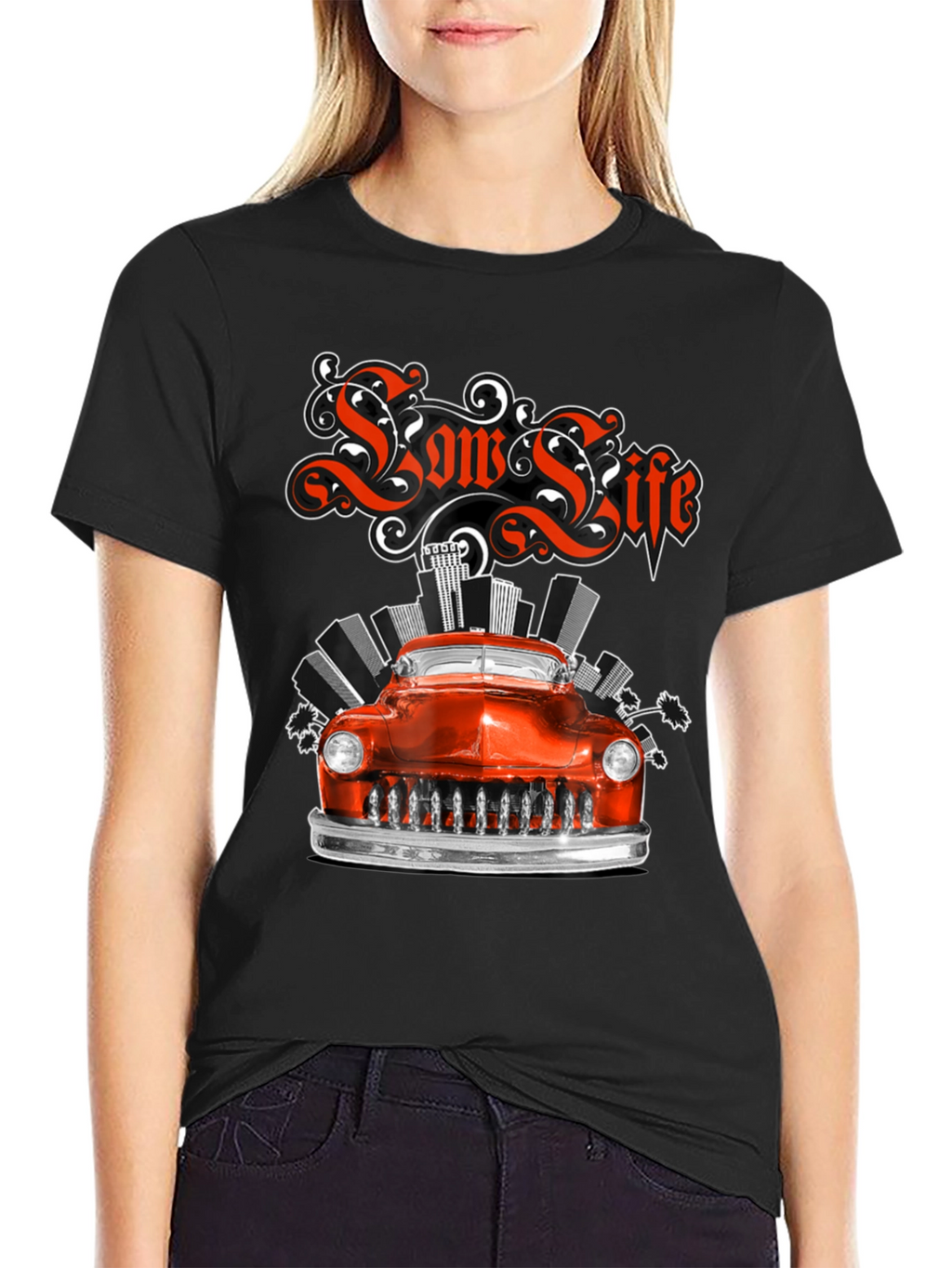 Low Life Classic Car Graphic Tee