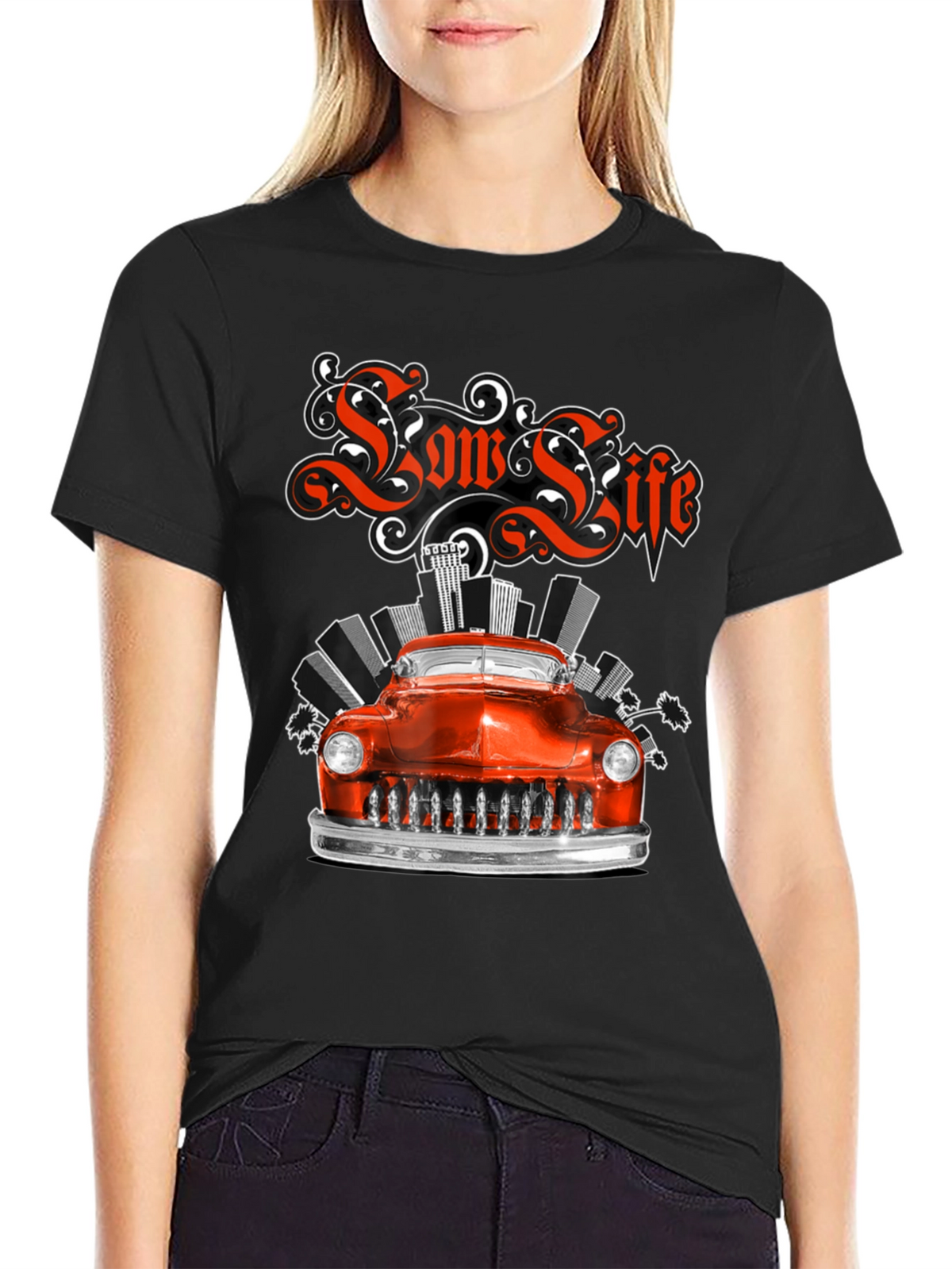 Low Life Classic Car Graphic Tee