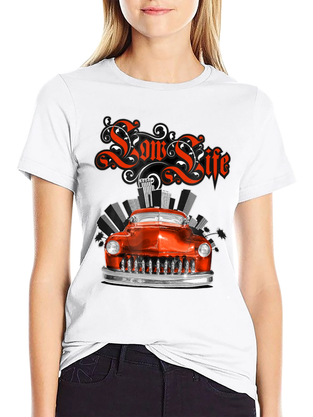 Low Life Classic Car Graphic Tee