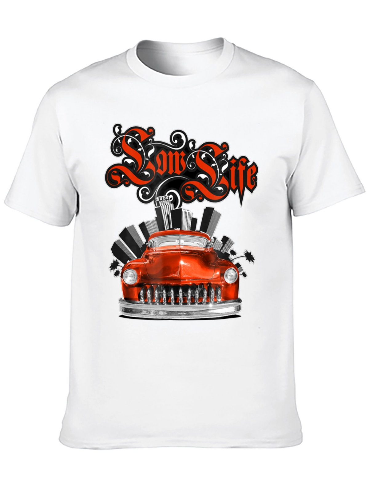 Low Life Classic Car Graphic Tee