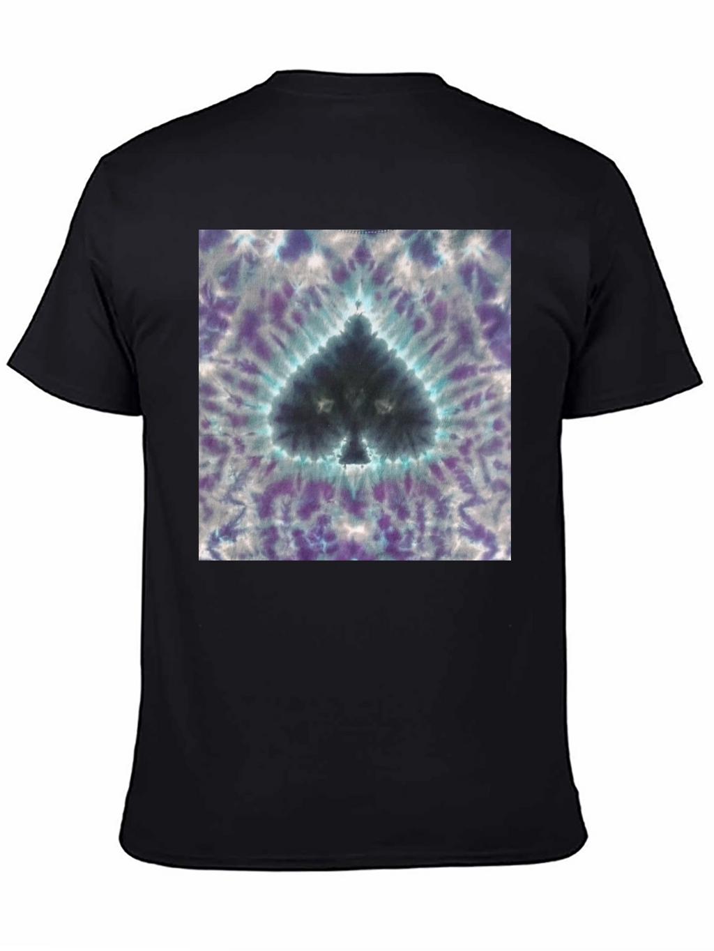 Tie-Dye Spade Graphic T-Shirt