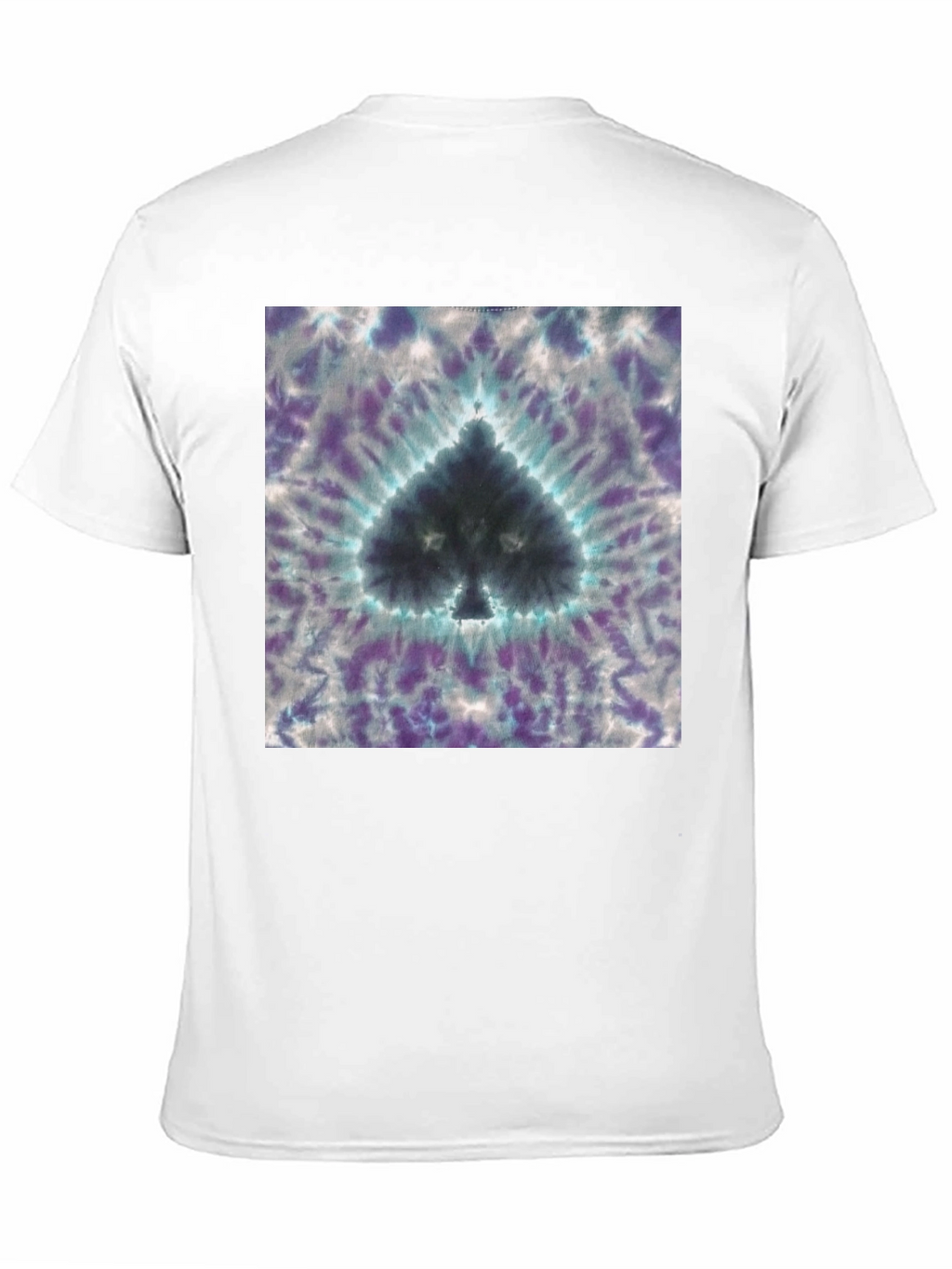 Tie-Dye Spade Graphic T-Shirt