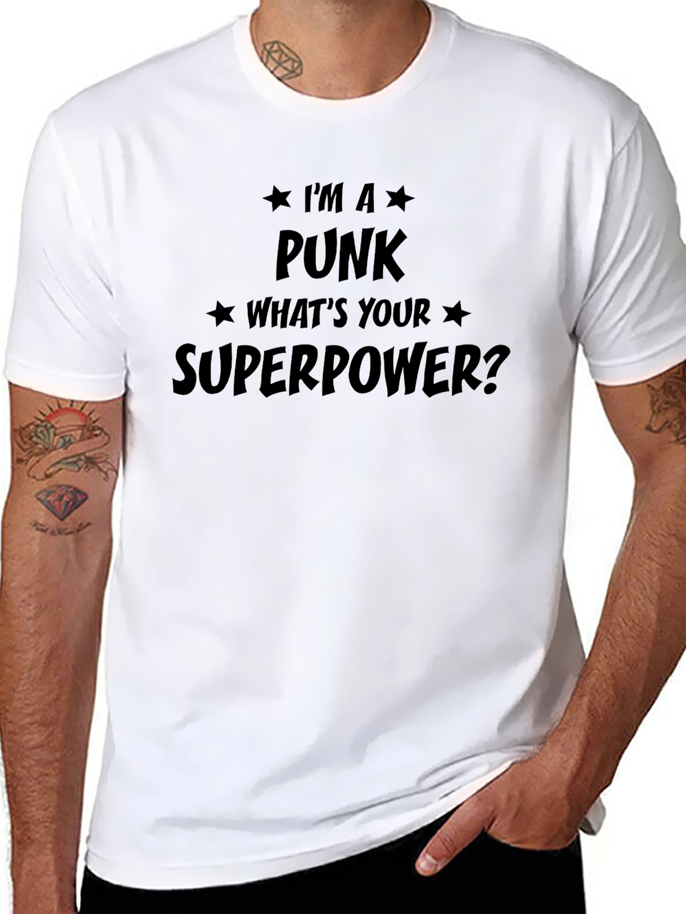 Punk Superpower Graphic T-Shirt