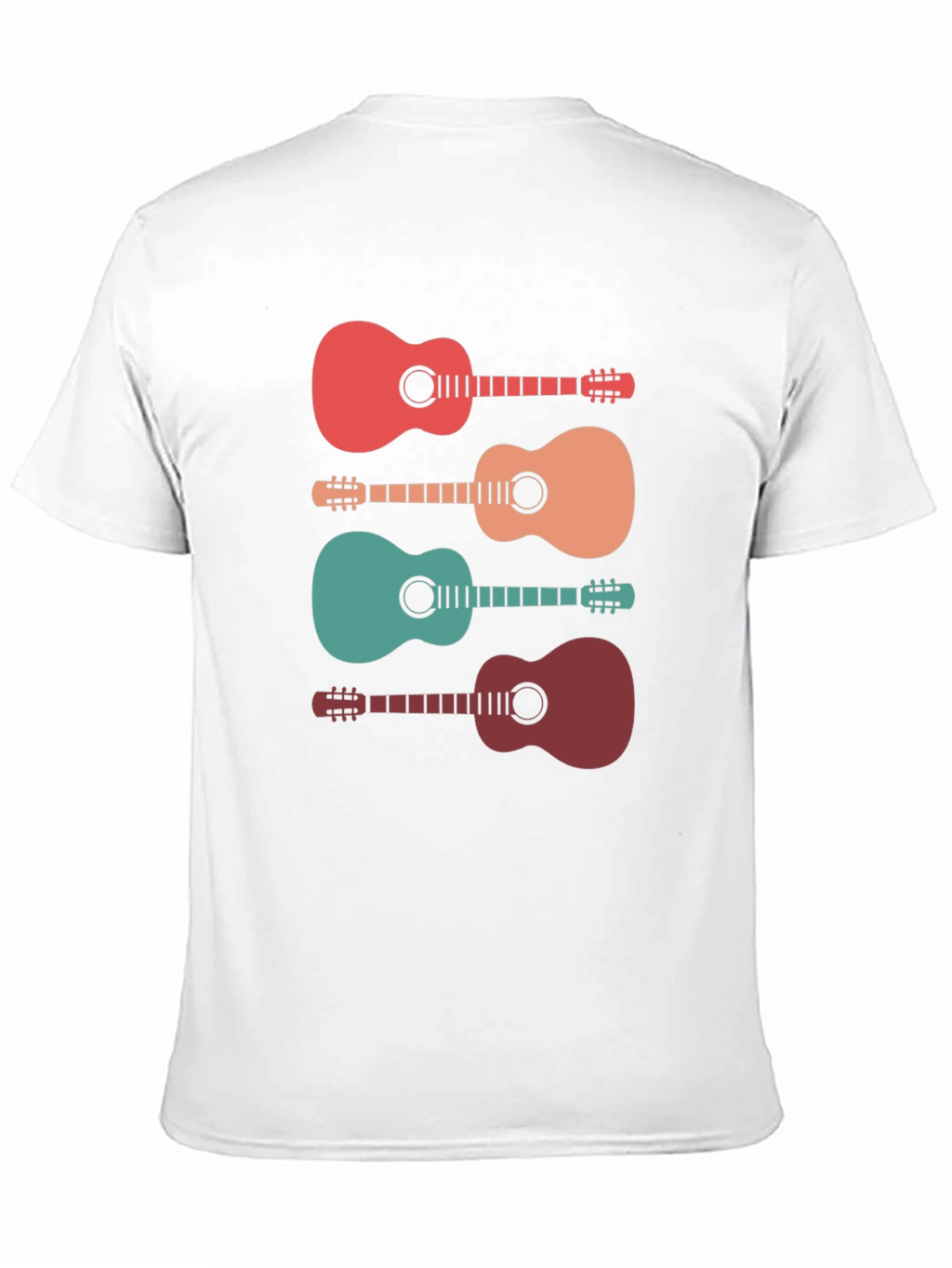 Retro Guitar T-Shirt - Music Lover Tee