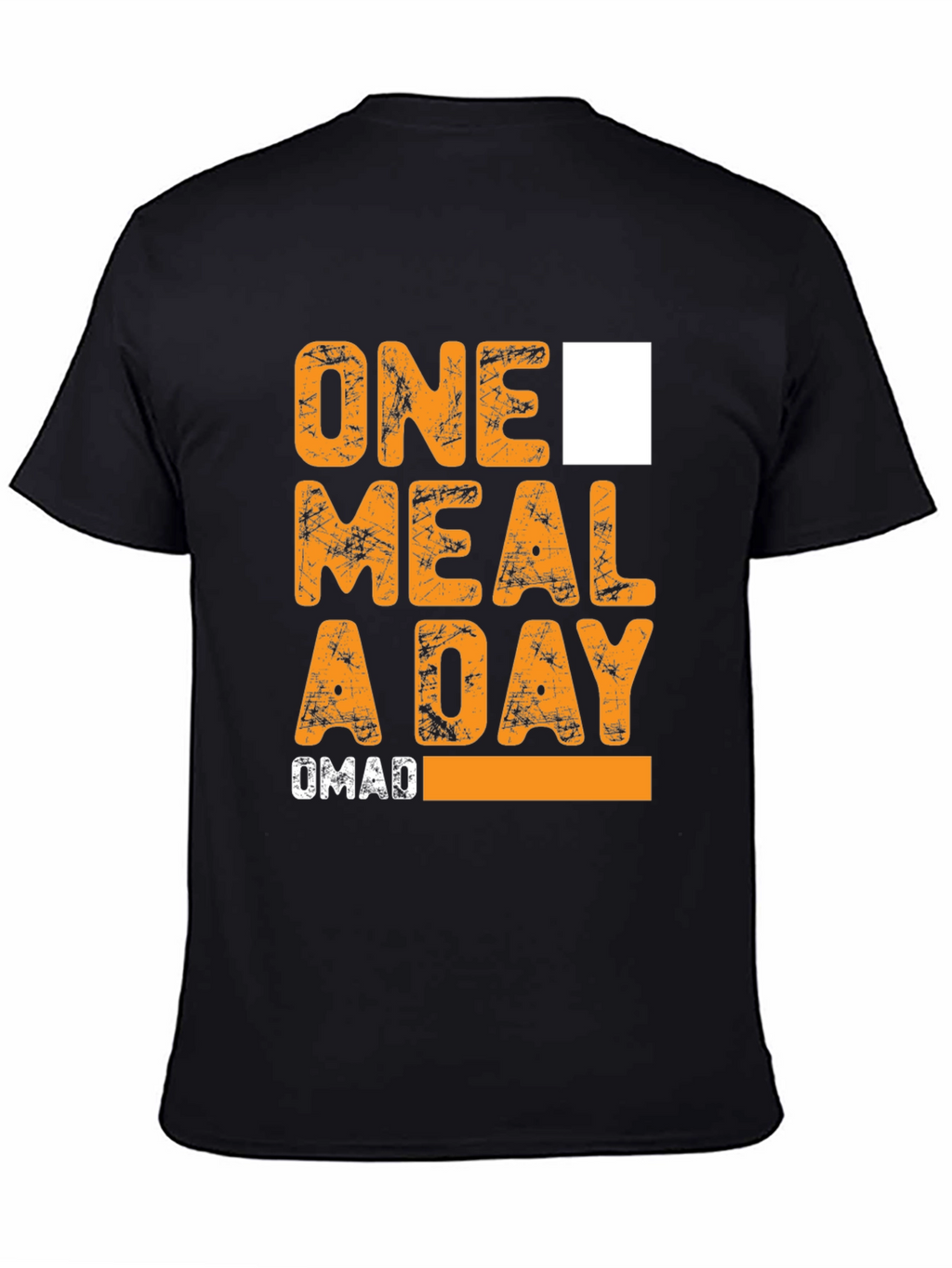 OMAD One Meal A Day Black T-Shirt