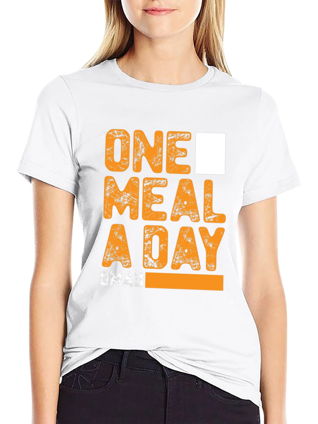 OMAD One Meal A Day Black T-Shirt
