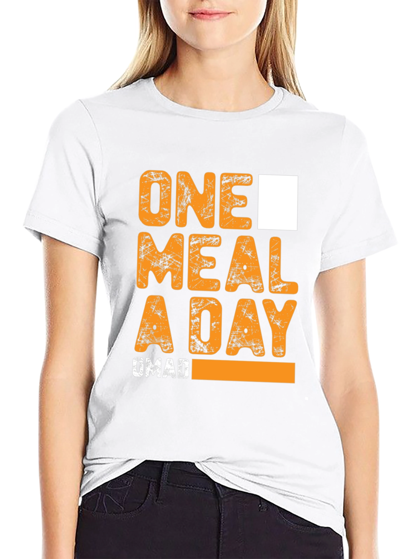 OMAD One Meal A Day Black T-Shirt