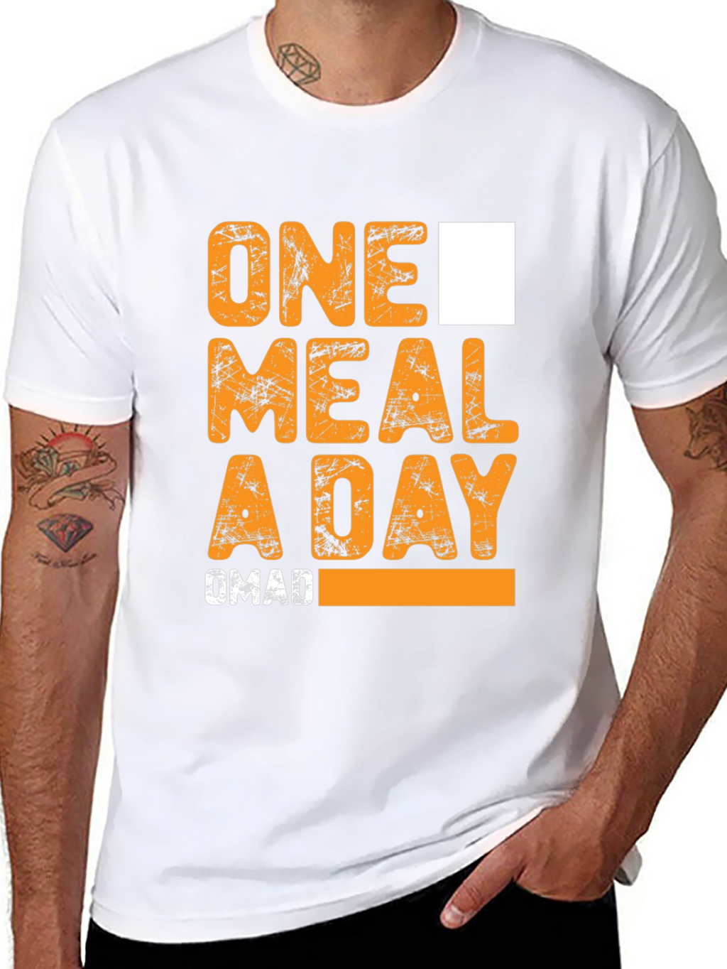 OMAD One Meal A Day Black T-Shirt