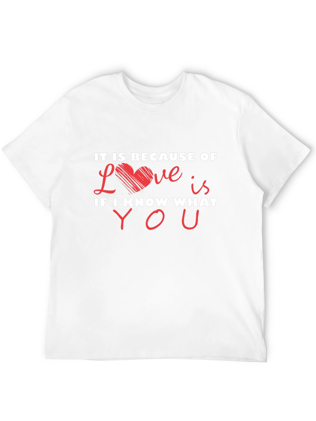 Love Heart Graphic Black Tee