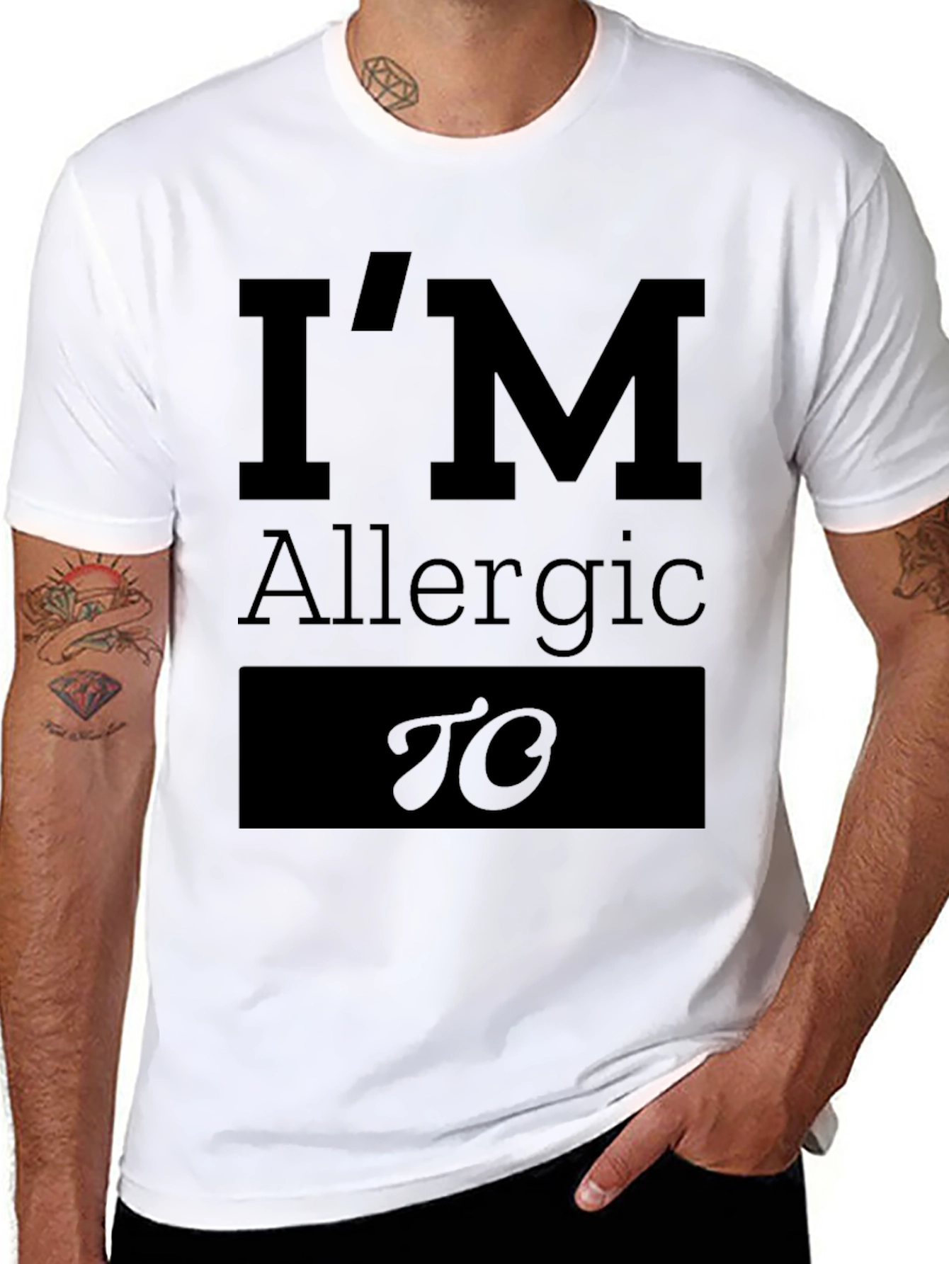 Im Allergic To Funny T-Shirt