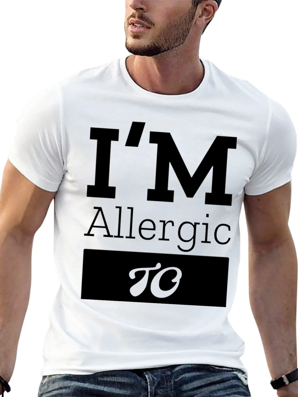 Im Allergic To Funny T-Shirt