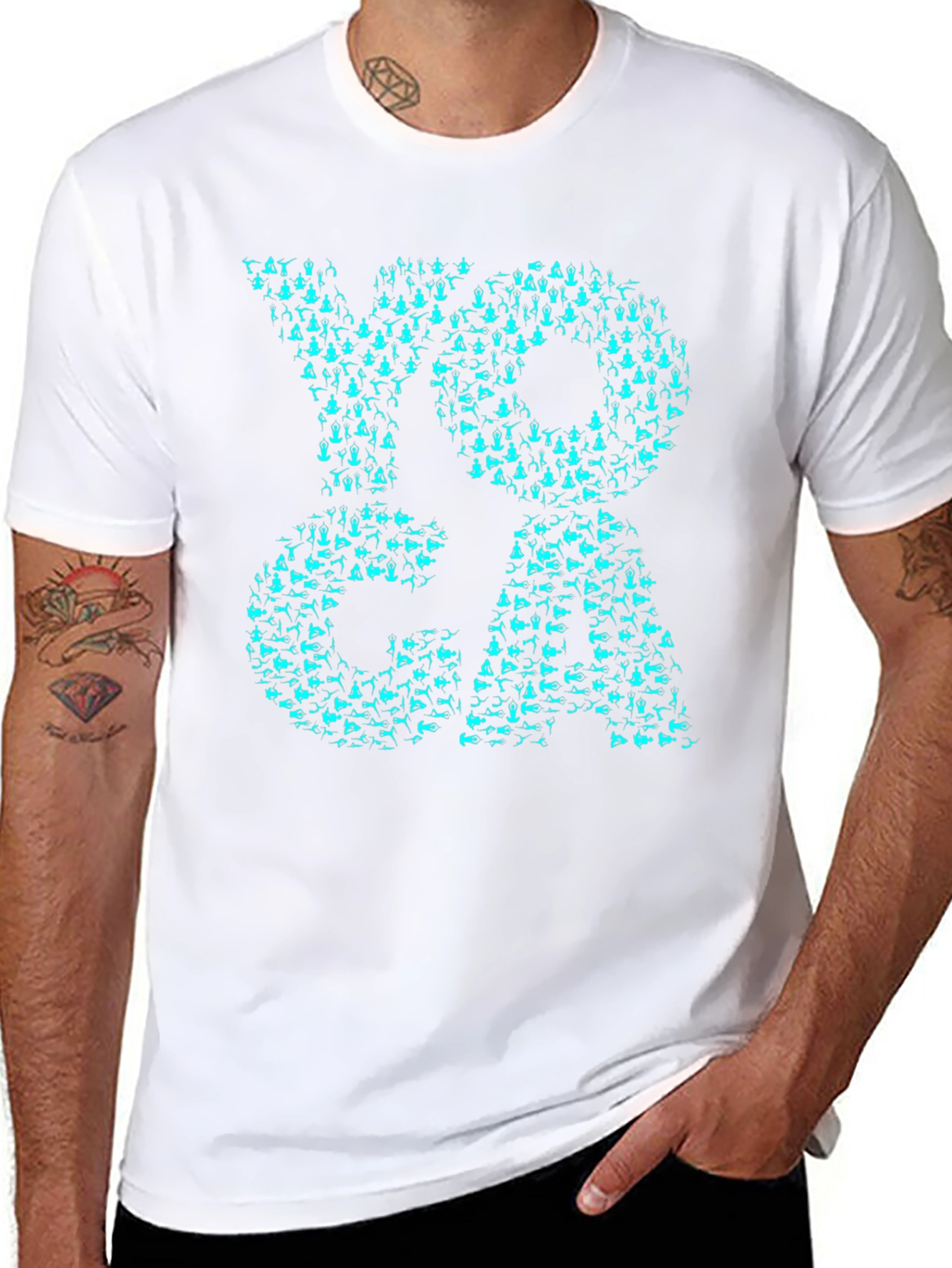 Yoga Pose Graphic T-Shirt - Stylish & Comfortable