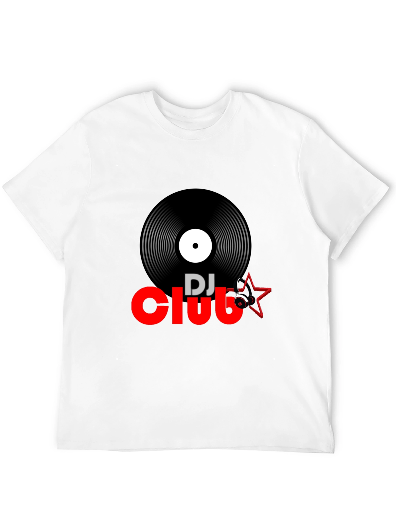 DJ Club Graphic Tee - Black T-Shirt