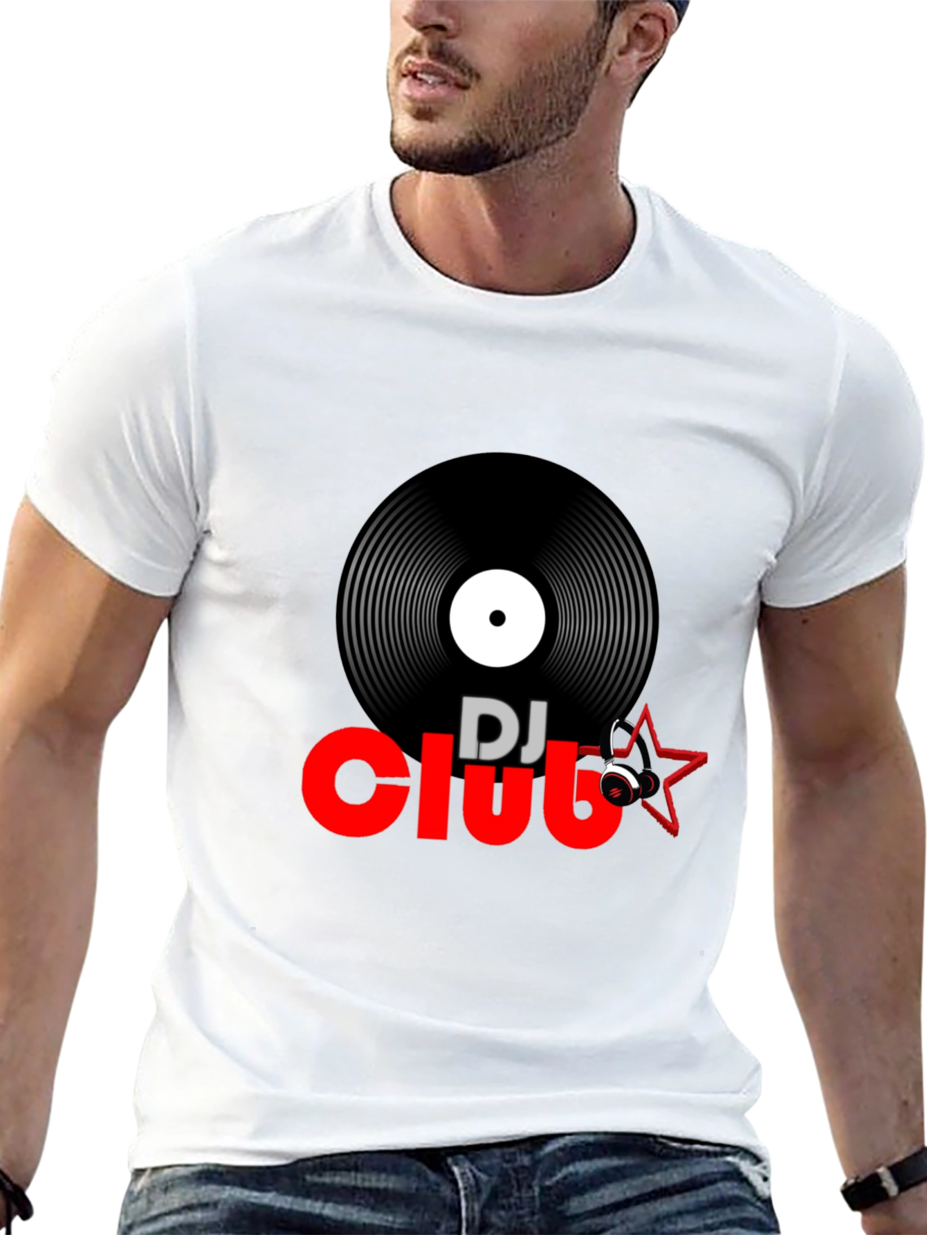 DJ Club Graphic Tee - Black T-Shirt
