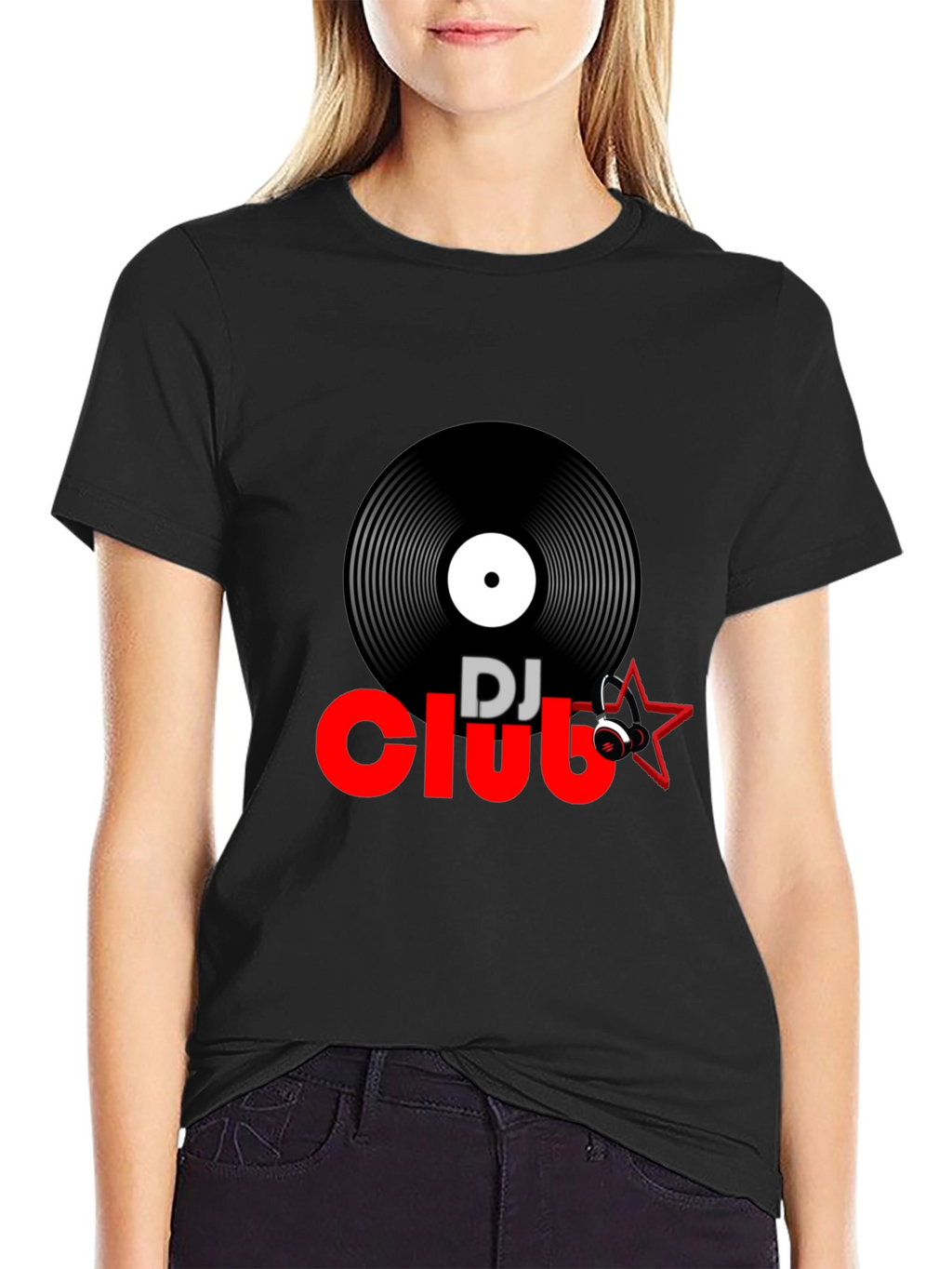 DJ Club Graphic Tee - Black T-Shirt