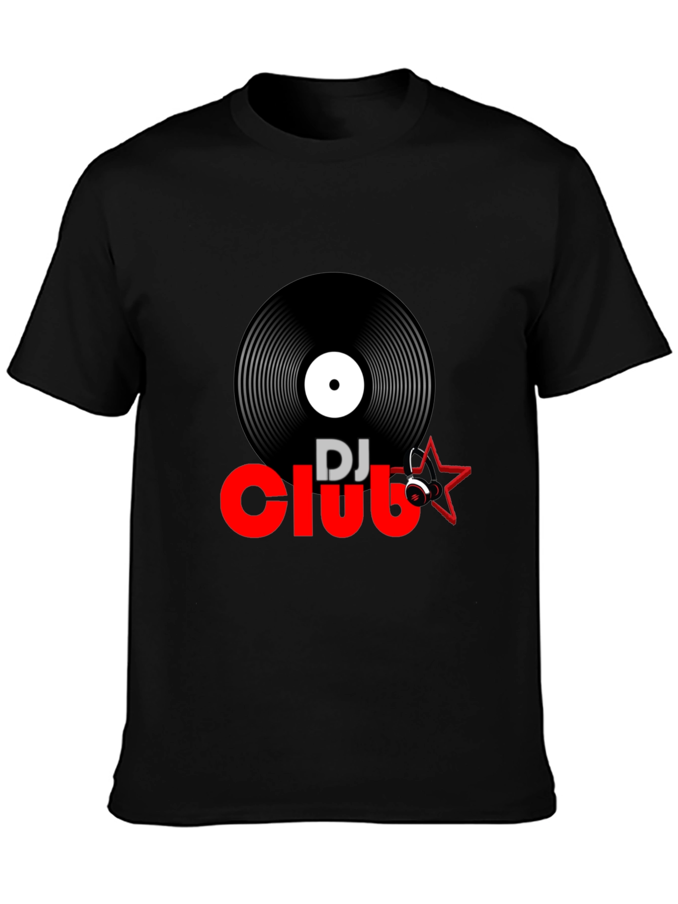 DJ Club Graphic Tee - Black T-Shirt