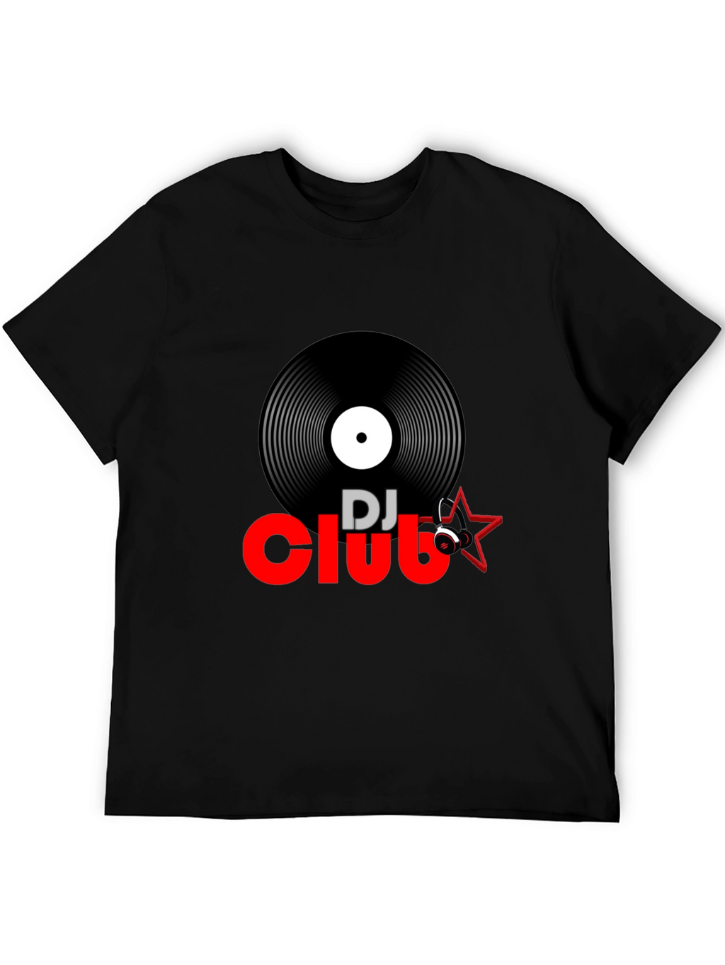 DJ Club Graphic Tee - Black T-Shirt