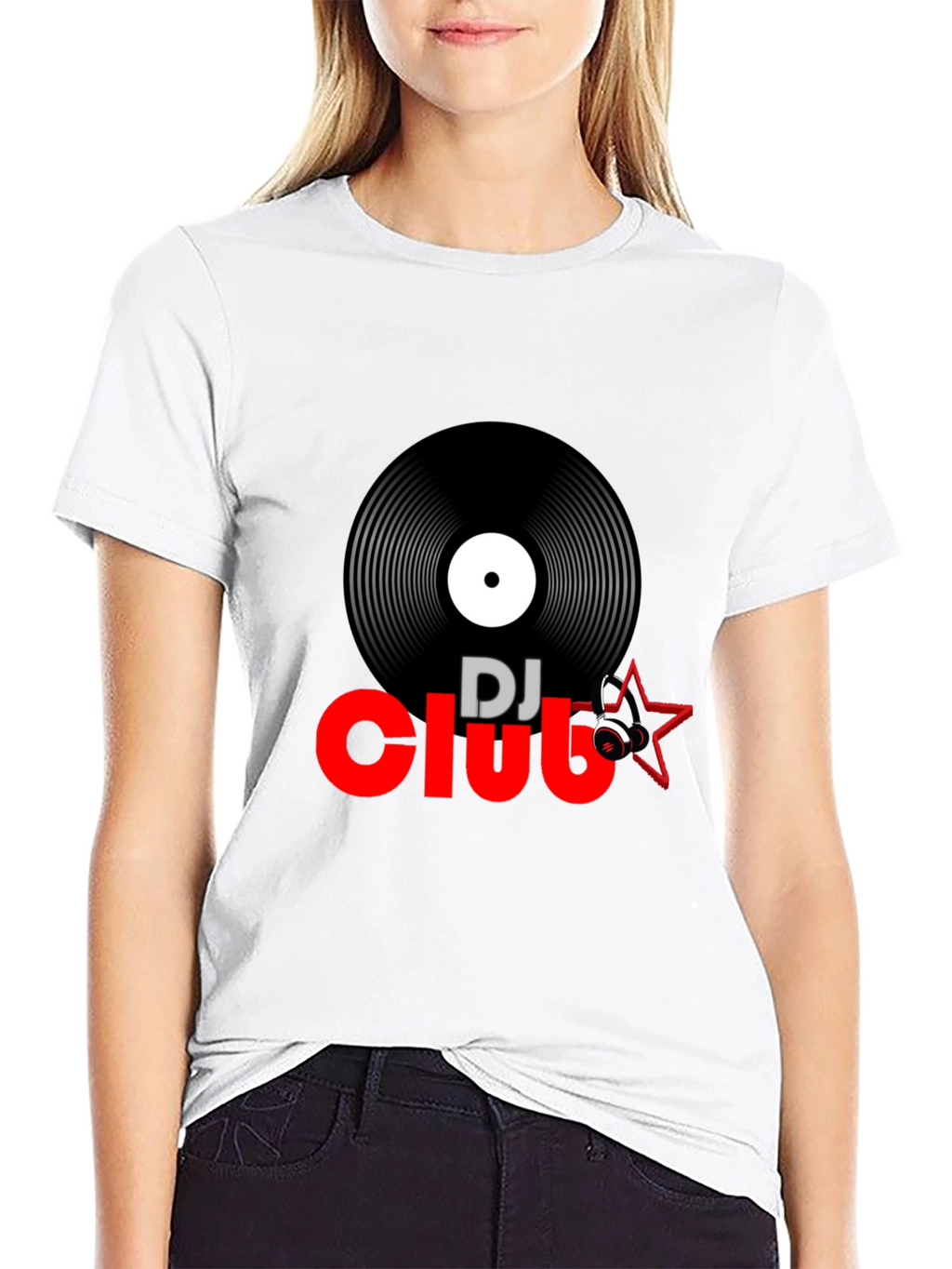DJ Club Graphic Tee - Black T-Shirt