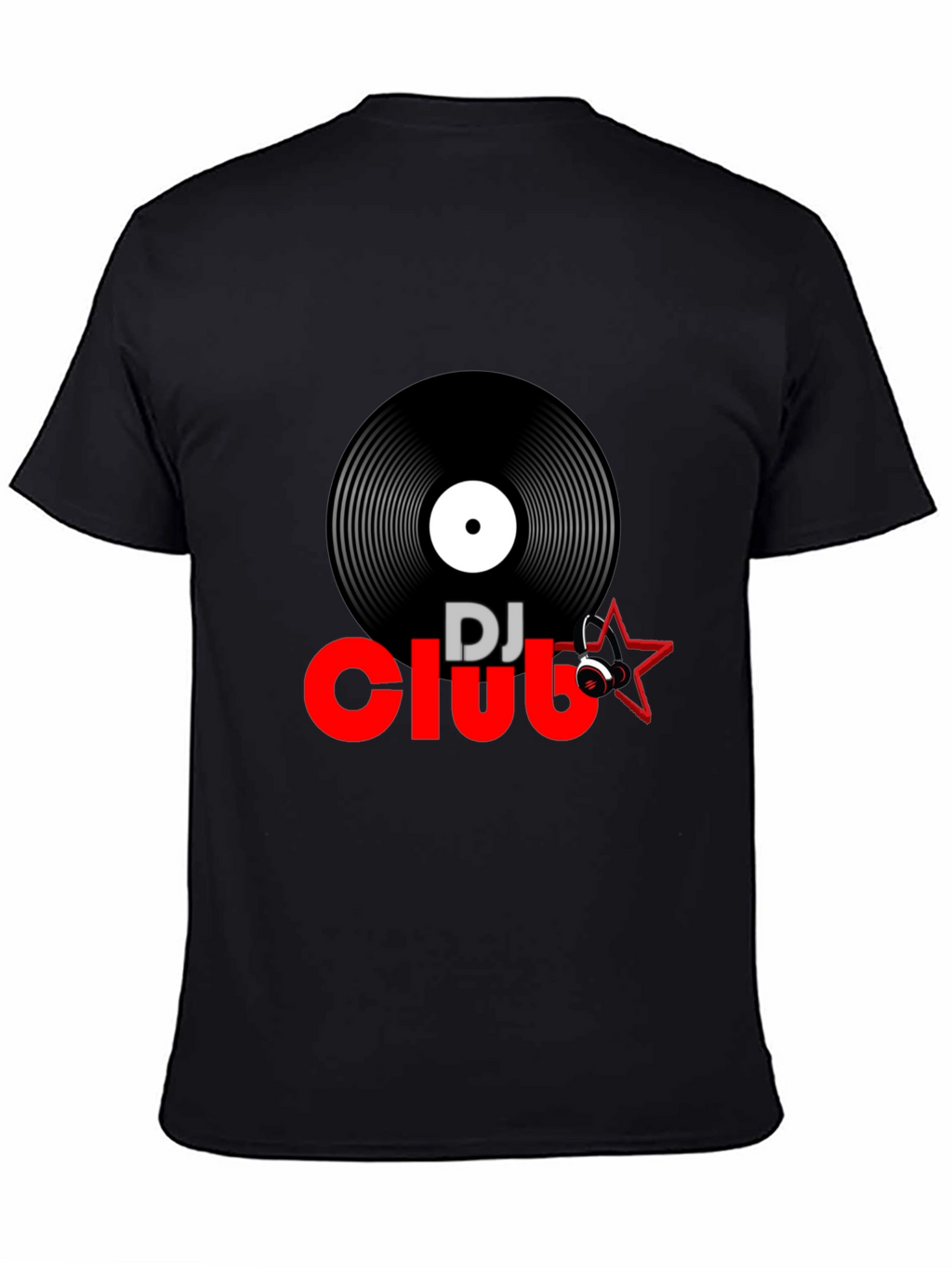 DJ Club Graphic Tee - Black T-Shirt