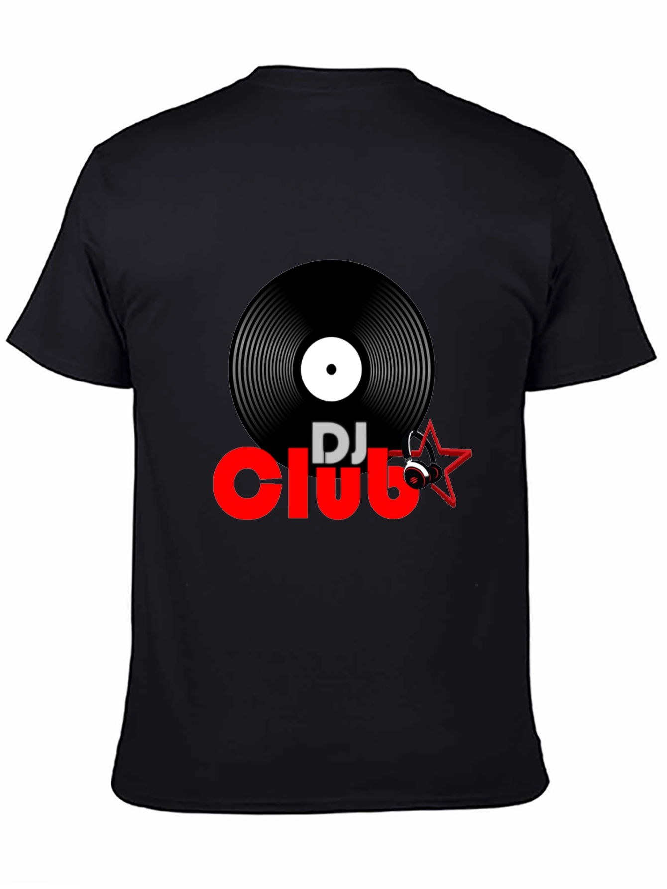 DJ Club Graphic Tee - Black T-Shirt
