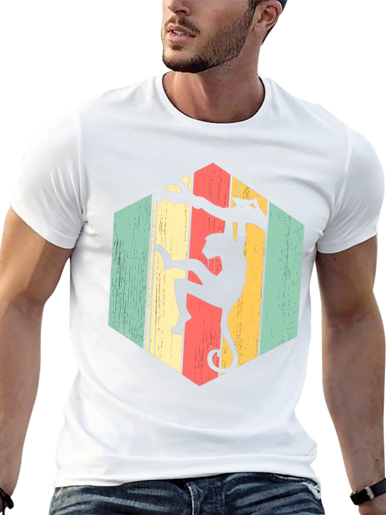 Monkeying Around Retro Graphic T-Shirt