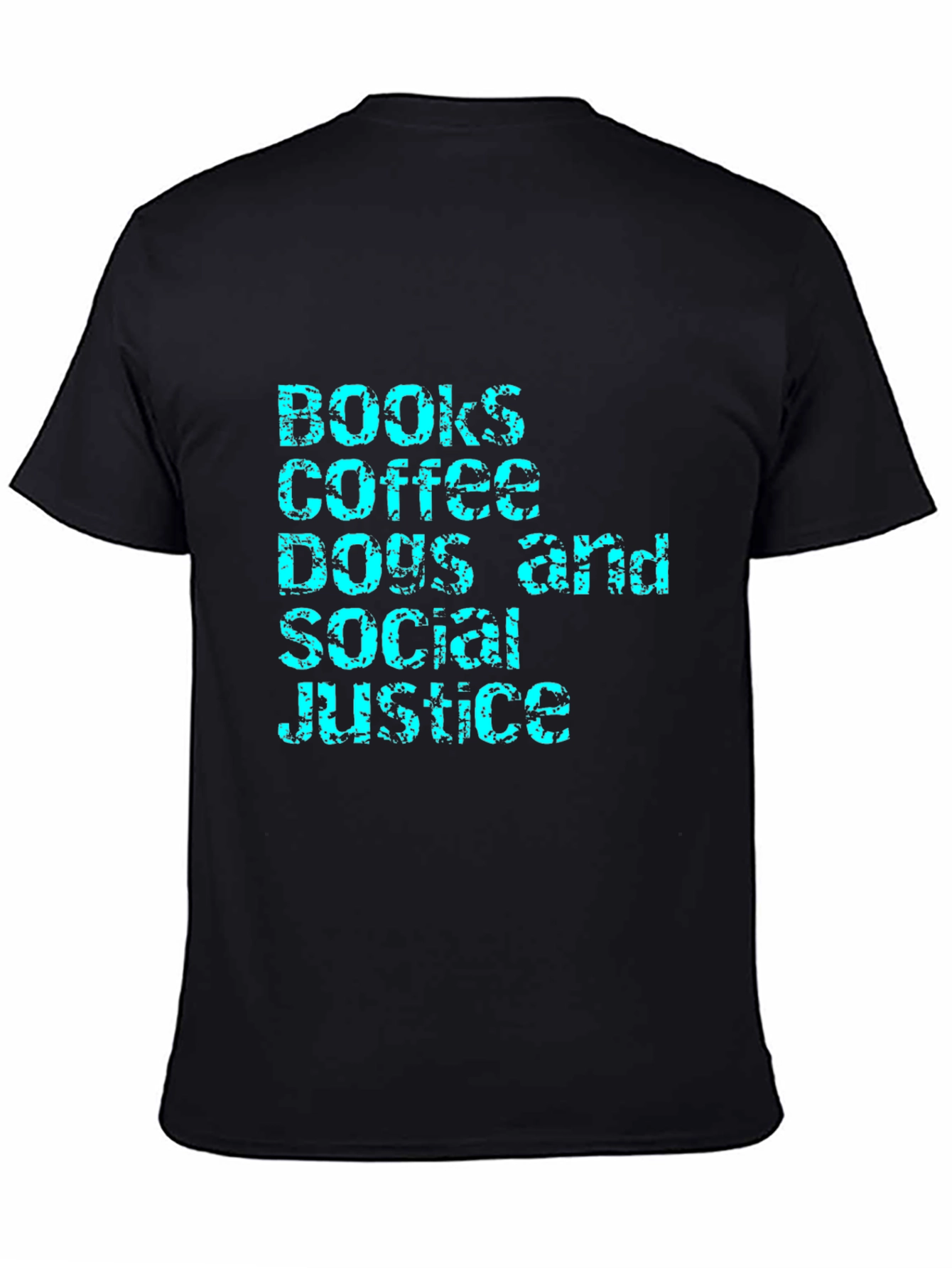 Books Coffee Dogs Social Justice T-Shirt