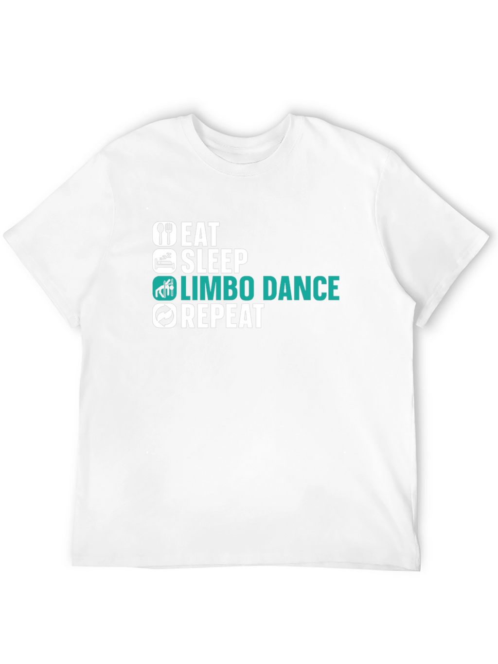 Eat Sleep Limbo Dance Repeat Black T-Shirt