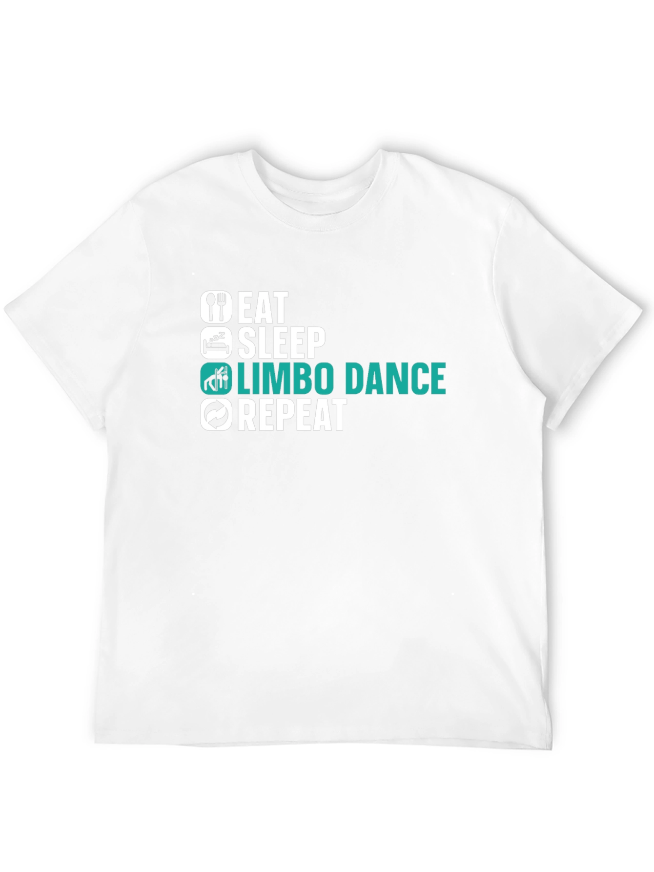 Eat Sleep Limbo Dance Repeat Black T-Shirt