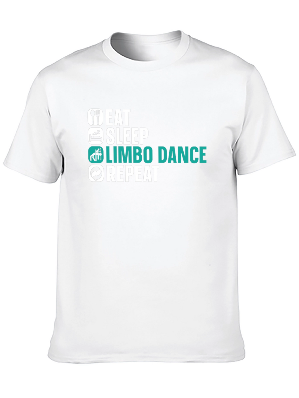 Eat Sleep Limbo Dance Repeat Black T-Shirt